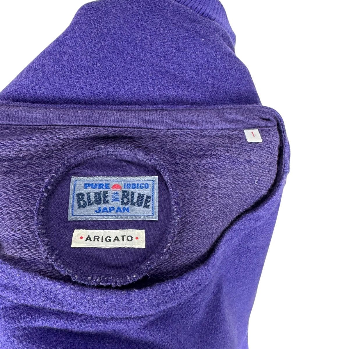 Blue Blue Japan 🔥BLUE BLUE ARIGATO JAPAN INDIGO SWEATER Size S / US 4 / IT 40 - 6 Thumbnail