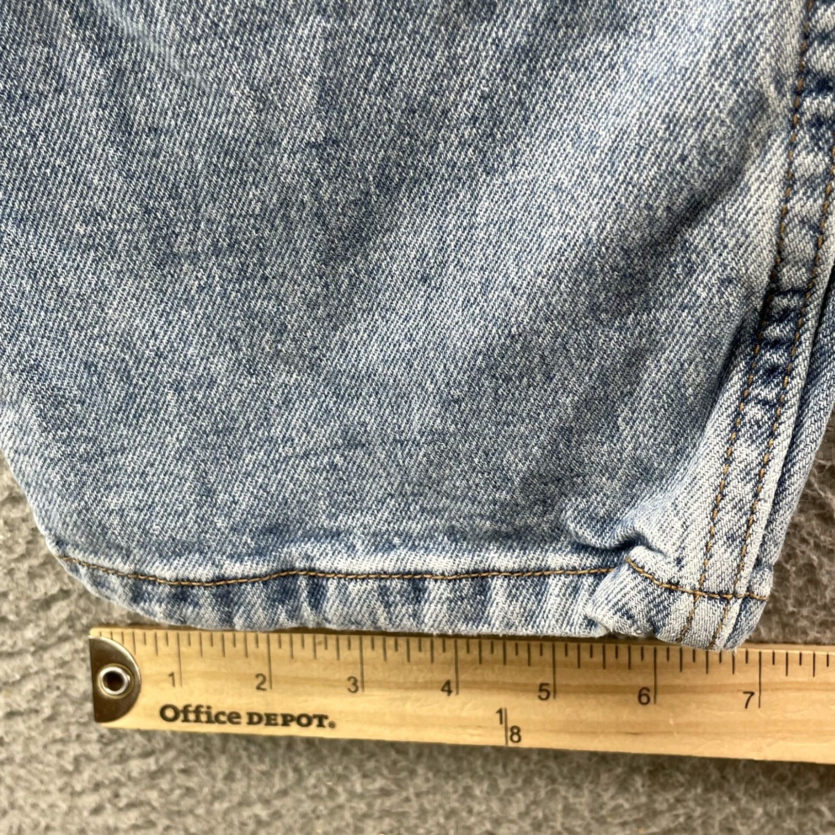 Lee VINTAGE Lee Jeans Men 32x32 Relaxed Straight Denim 90s Workwear Streetwear Y2k blue 32x32 5-Pocket Mens Jeans Size US 32 / EU 48 - 4 Thumbnail