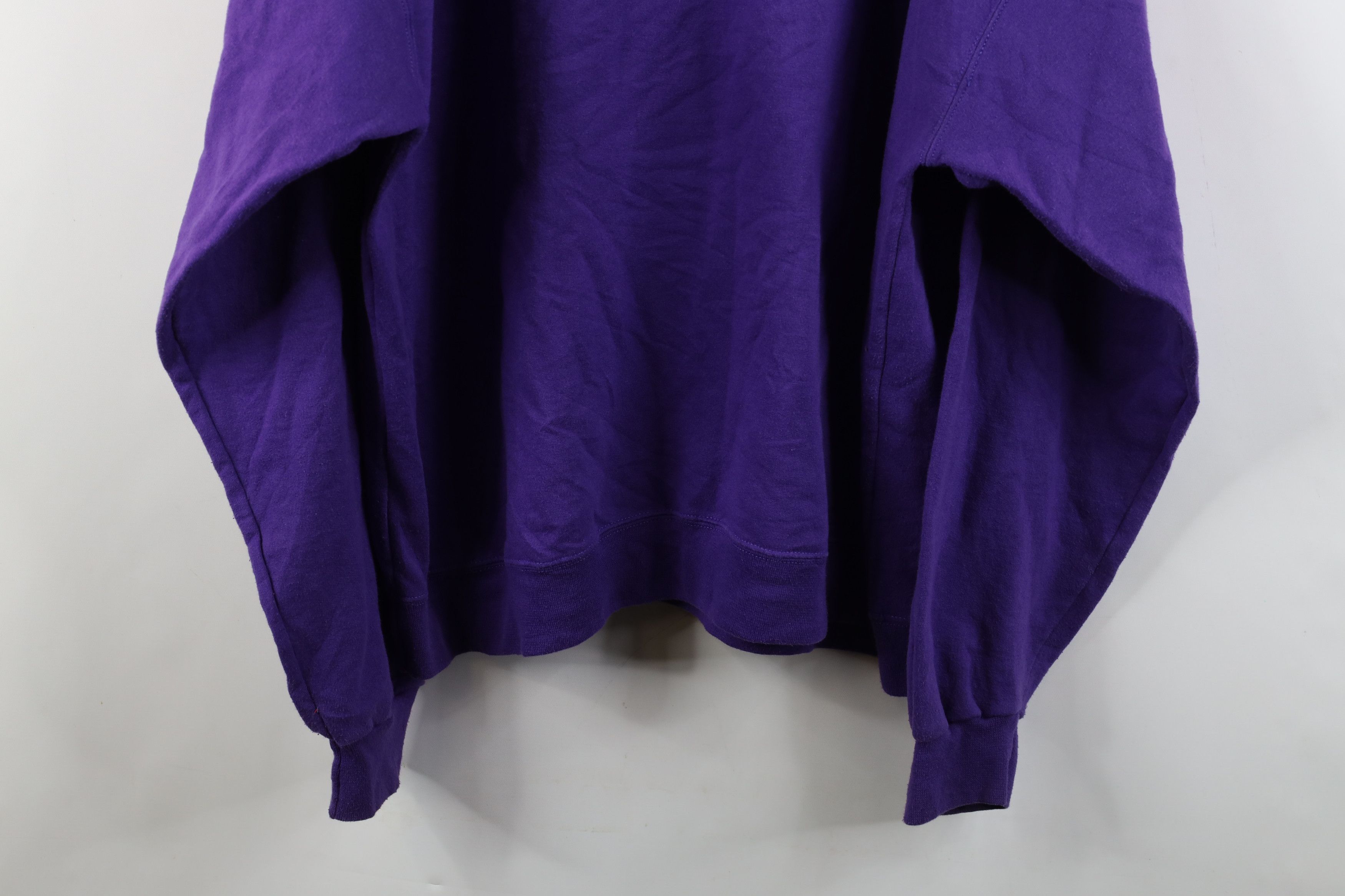 Champion Vintage 90s Champion Blank Crewneck Sweatshirt Purple Size US XL / EU 56 / 4 - 14 Thumbnail