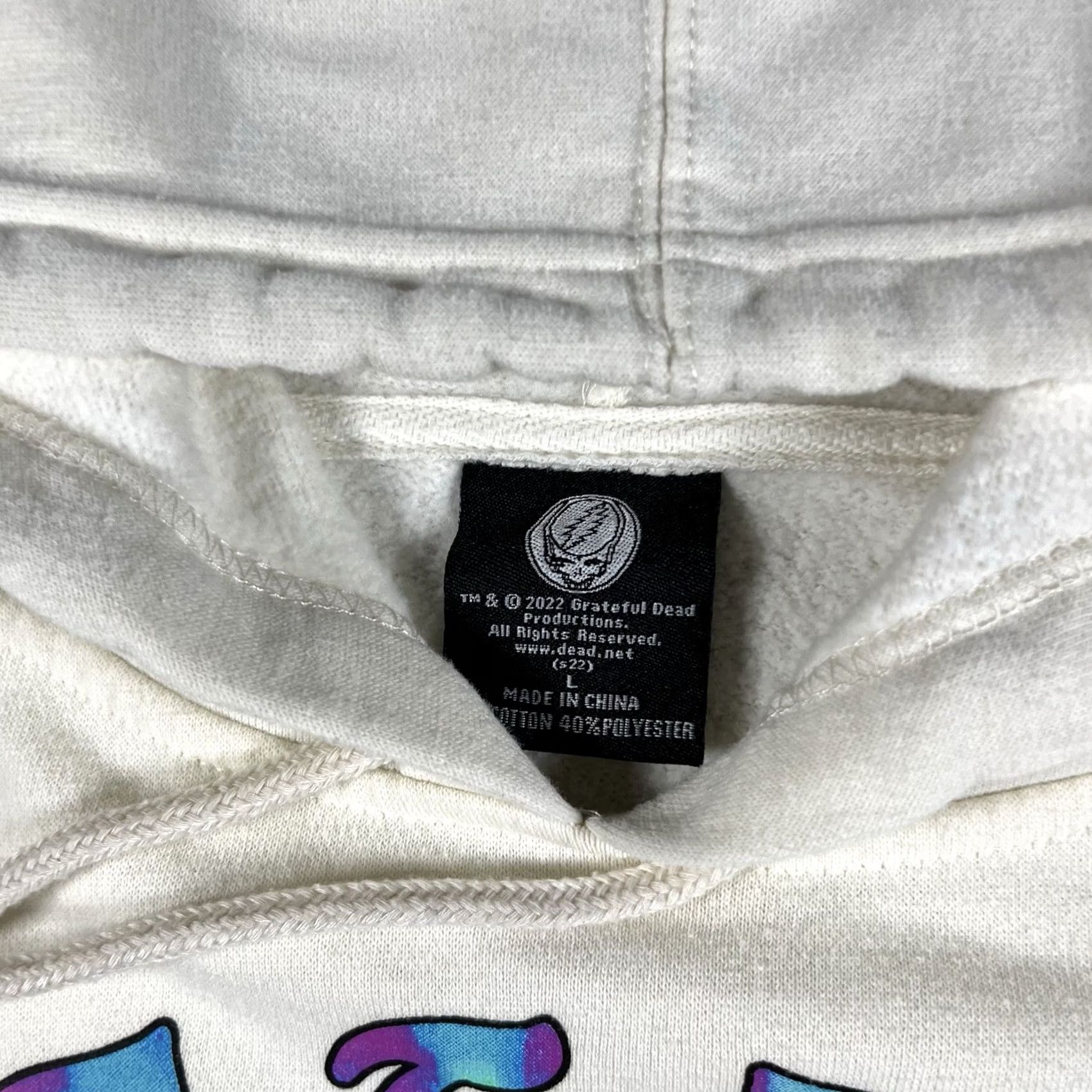 Vintage Grateful Dead Hoodie Mens L Skull Dancing Bears Tie Dye Sweatshirt Band Graphic Size US L / EU 52-54 / 3 - 2 Thumbnail