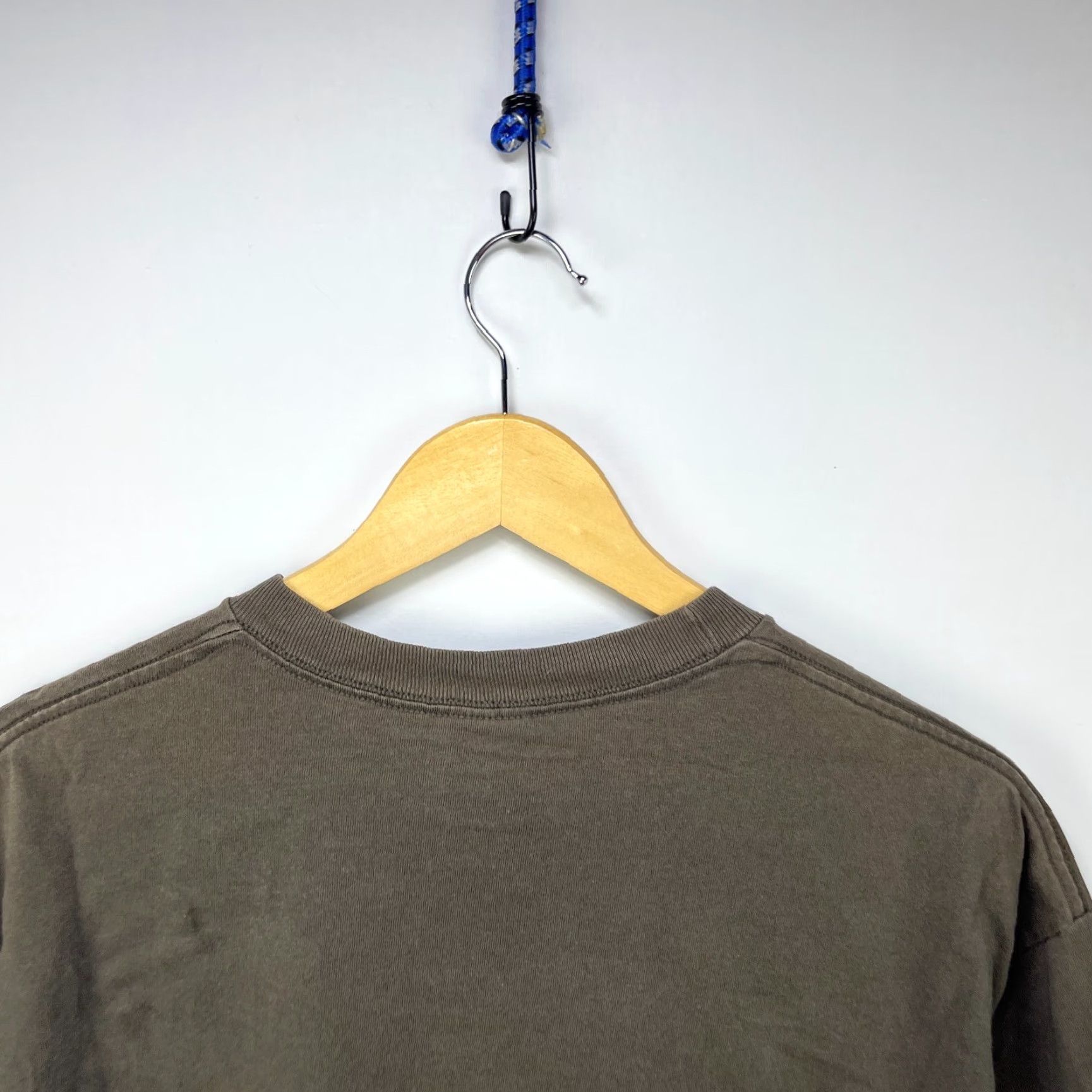Logo 7 VINTAGE Stussy T-Shirt L Mens Gray S Logo Sun Faded 90s Size US L / EU 52-54 / 3 - 6 Thumbnail