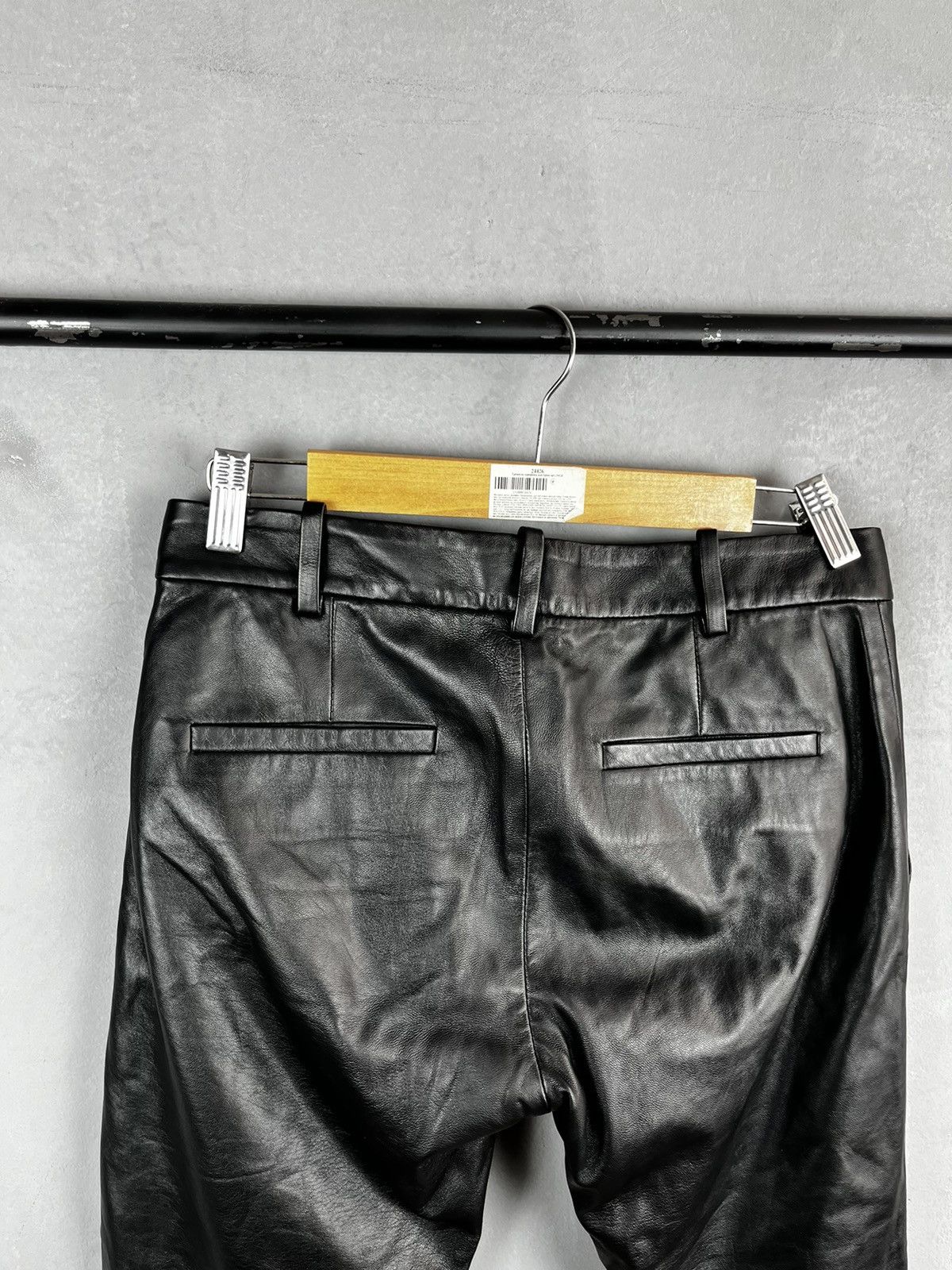 Leather × Nili Lotan NILI LOTAN - "FRENCH MILITARY" LAMBSKIN Brown LEATHER PANTS Size 25" / US 0 / IT 36 - 11 Thumbnail
