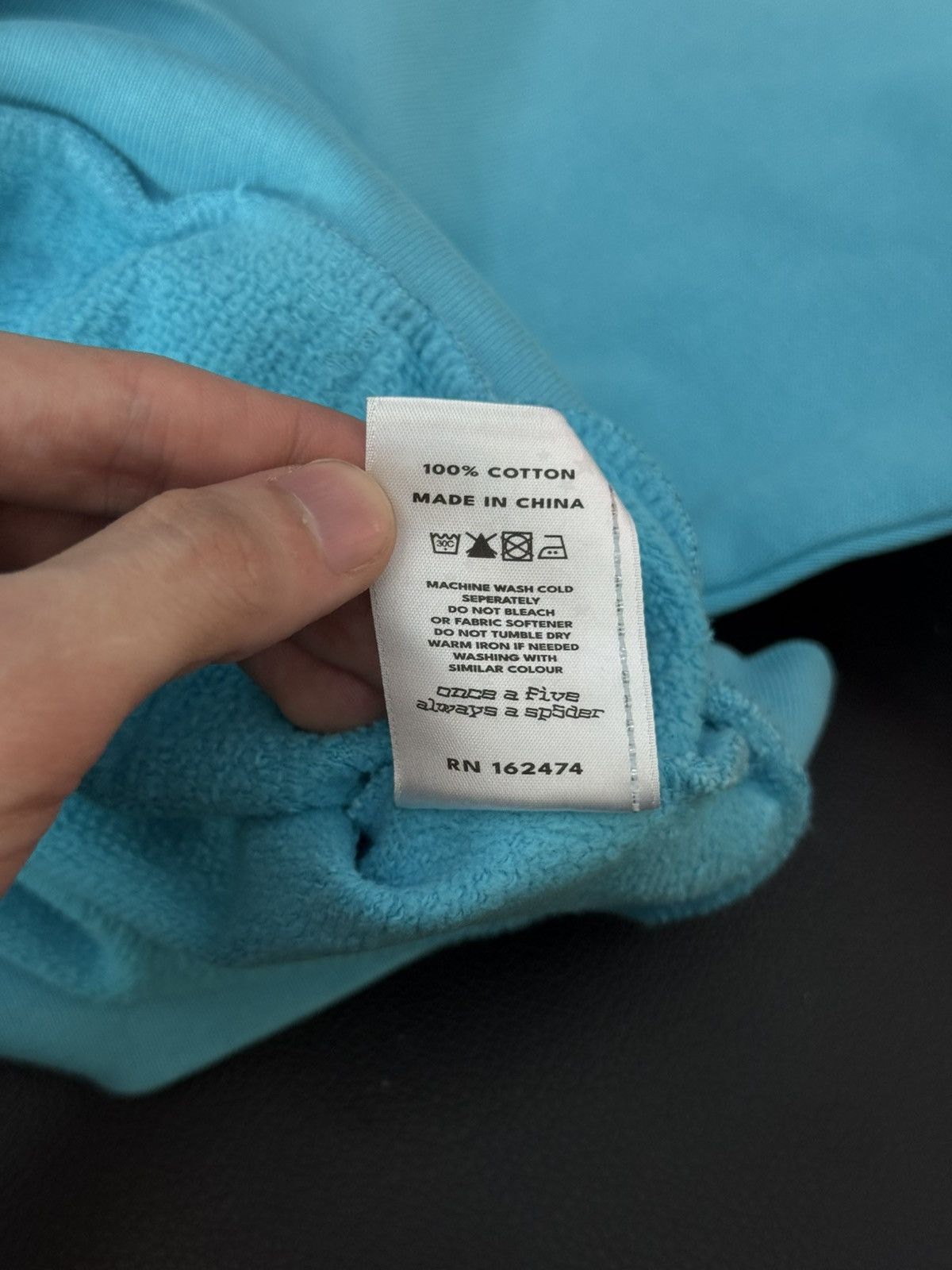 Sp5der Sp5der Hoodie Blue Yellow Size Large Brand New Size US L / EU 52-54 / 3 - 12 Thumbnail
