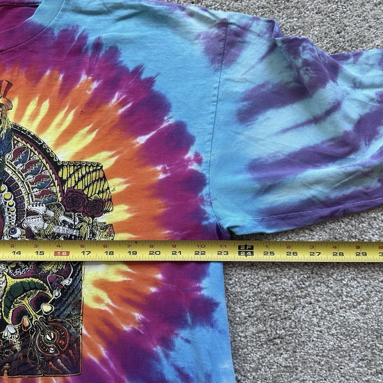 Vintage Vintage Grateful Dead Tie Dye Long Sleeve Shirt Jerry Garcia Size US XL / EU 56 / 4 - 4 Thumbnail