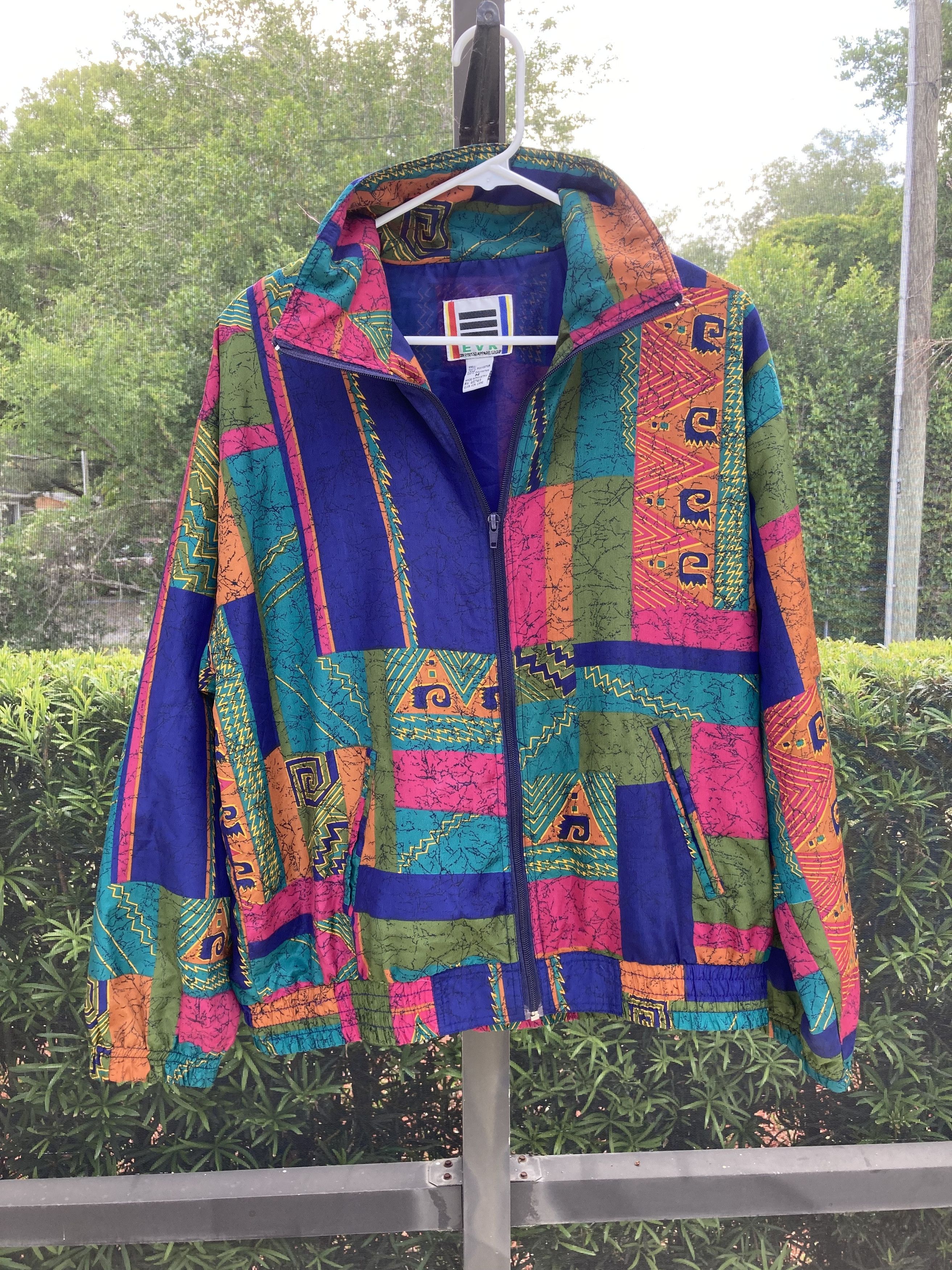 Other EVR Women's Abstract Pattern Windbreaker Size M / US 6-8 / IT 42-44 - 1 Thumbnail