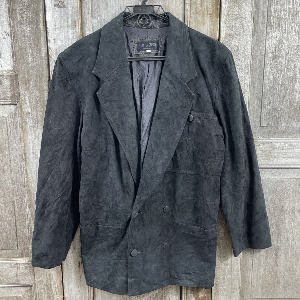 Japanese Brand × Leather × Vintage Vintage Japanese Brand Leather Coat Size US M / EU 48-50 / 2 - 1 Thumbnail