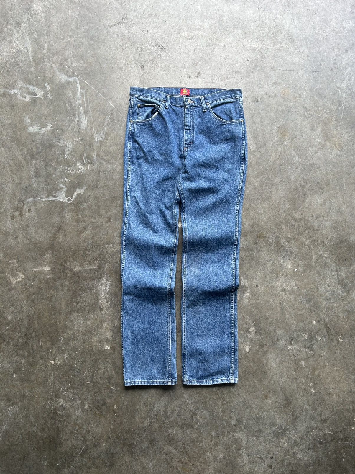 Carhartt × Levi's × Wrangler Vintage 90s/Y2K Wrangler Blue Jeans Size US 34 / EU 50 - 6 Thumbnail