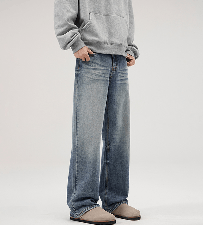 Japanese Brand × Jean American cleanfit loose straight washed jeans Size US 32 / EU 48 - 2 Thumbnail