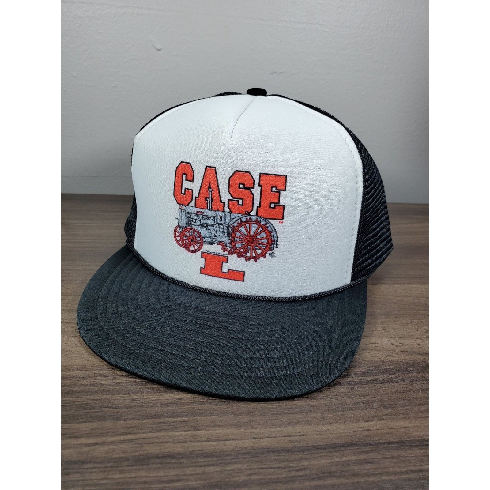 Nissan × Vintage Case L Tractor Snapback Cap Trucker Hat Antique Farming Size ONE SIZE - 8 Thumbnail