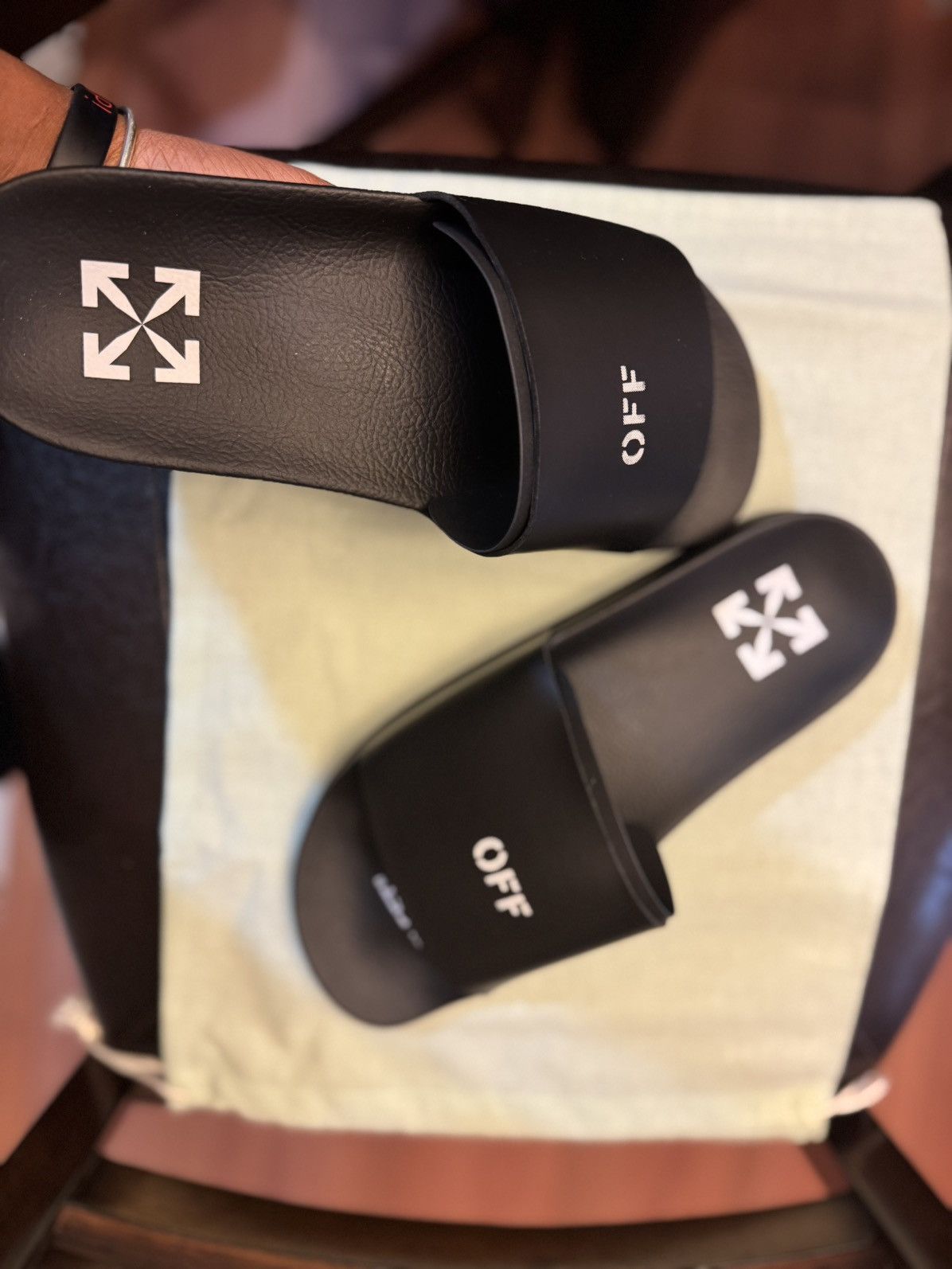 Off-White Off white pool slides Size US 10 / IT 40 - 3 Thumbnail