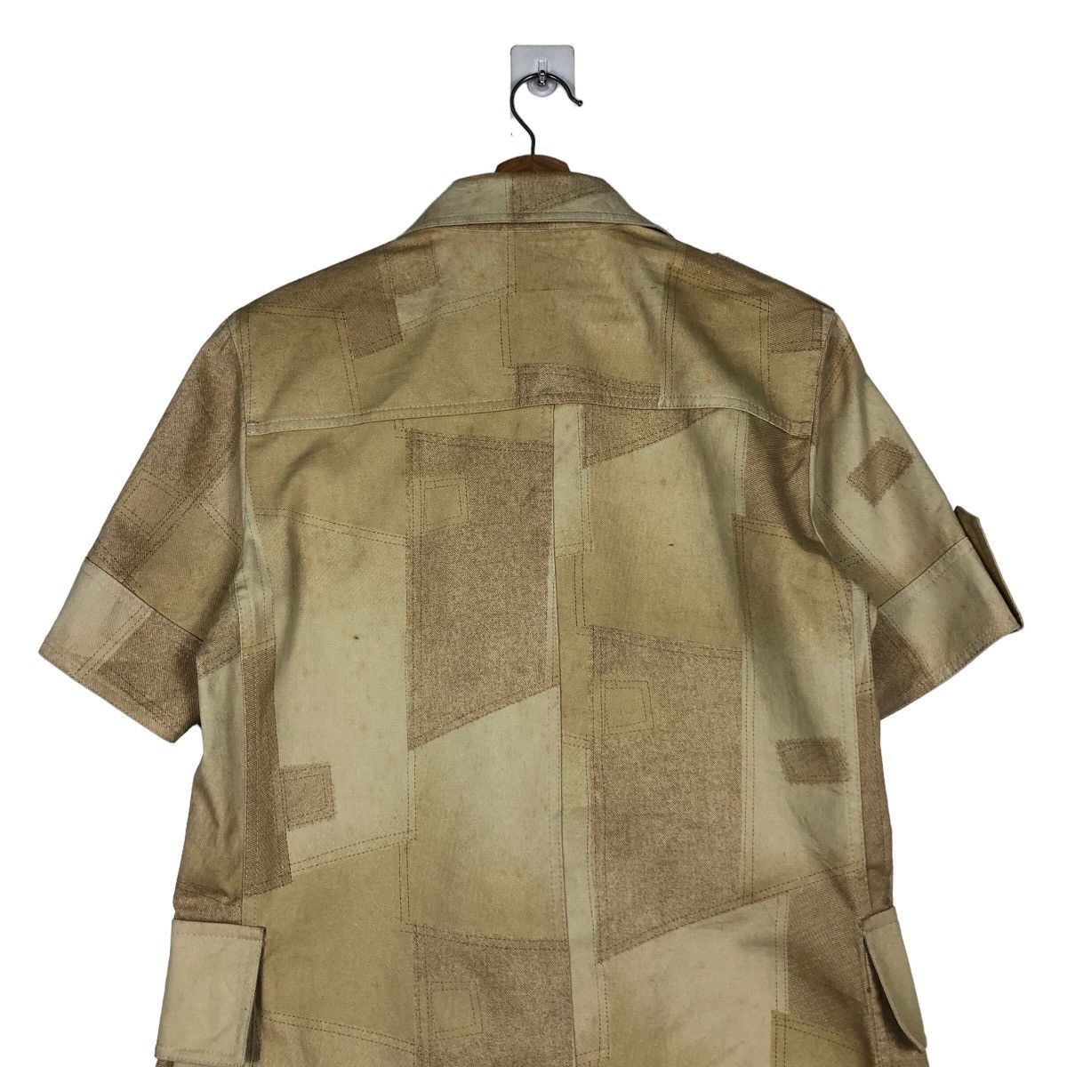 Japanese Brand Vintage Painted Patch Work Shirt Jacket DUrban Issey Miyake Size US M / EU 48-50 / 2 - 9 Thumbnail