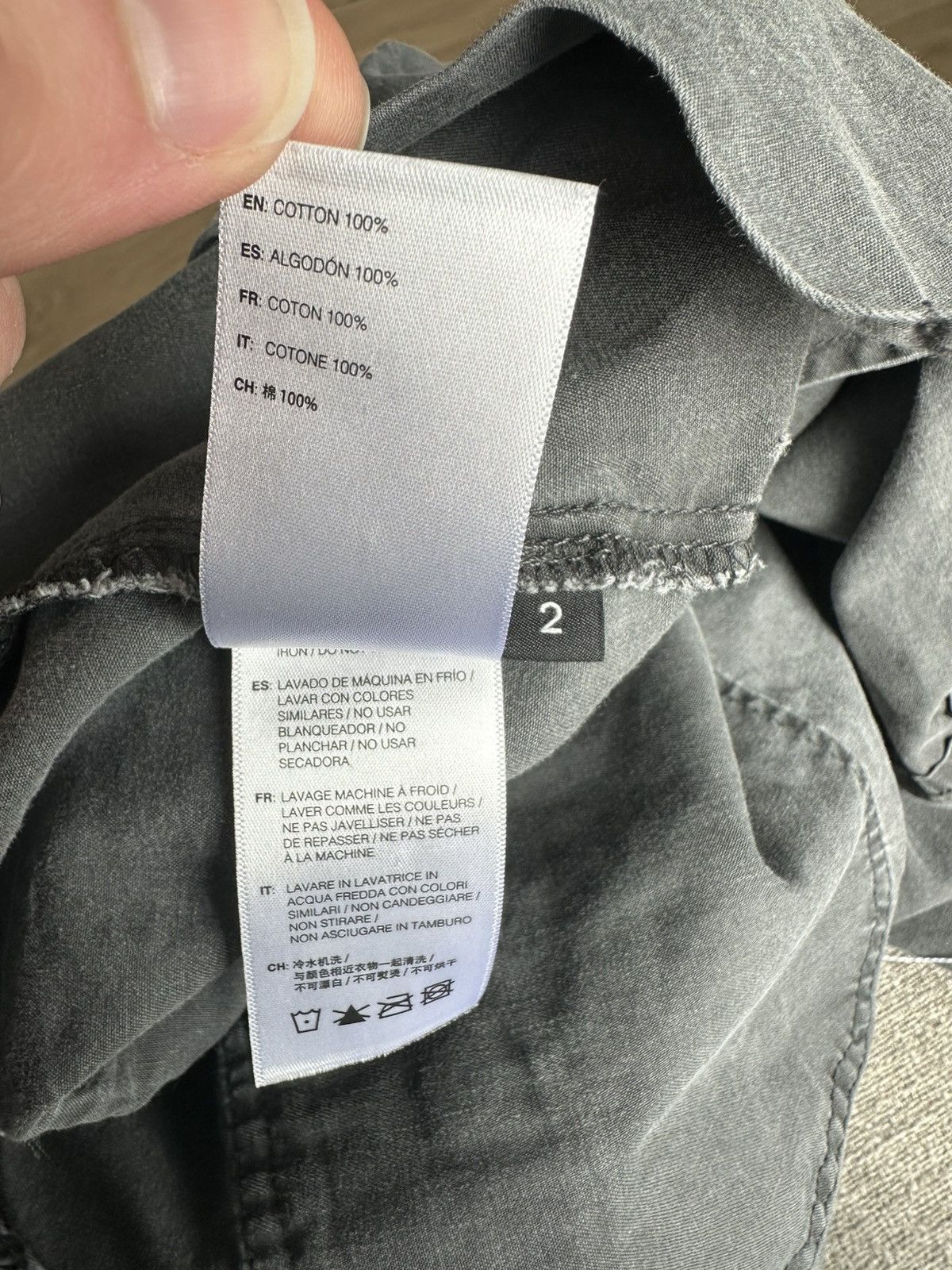 John Elliott John Elliott Grey Cargo Pants Size US 32 / EU 48 - 5 Thumbnail