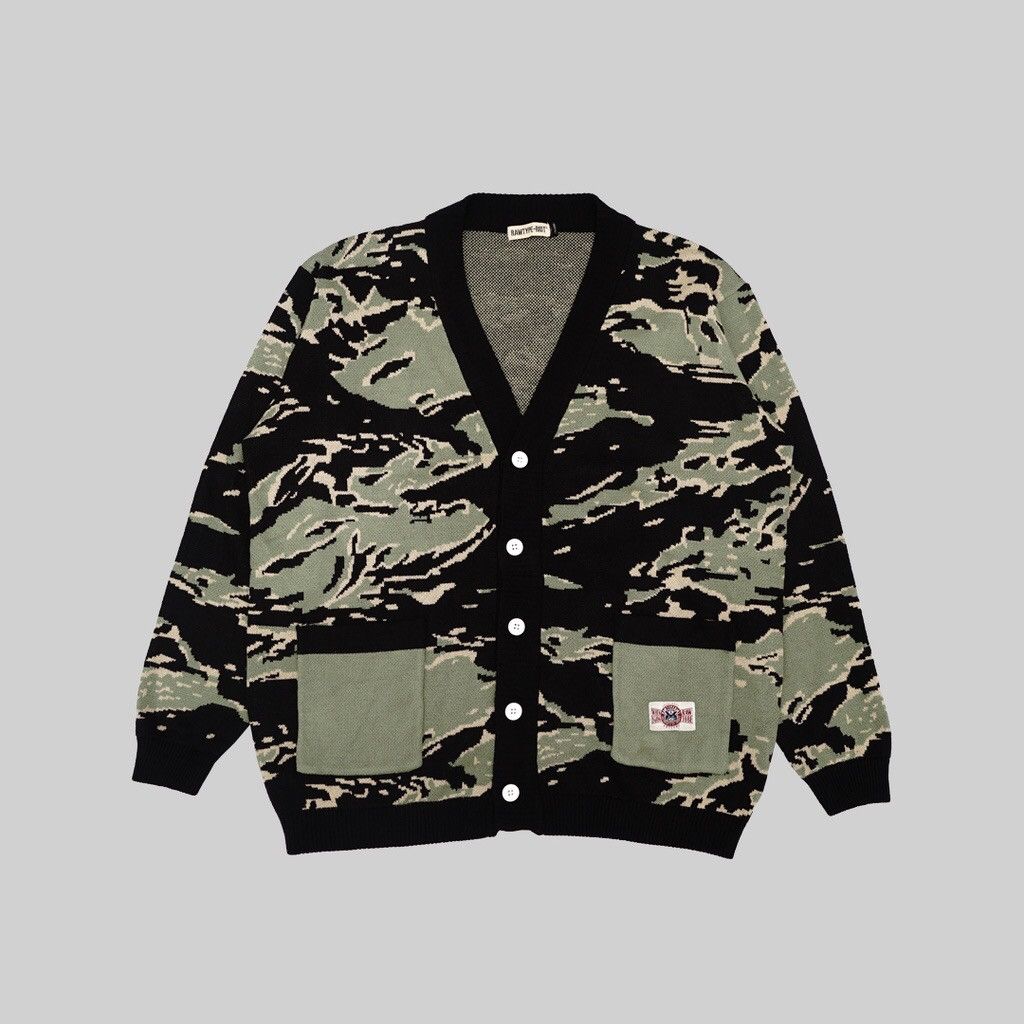 Hysteric Glamour Rare 🔥 Tiger Stripe Knit - Camo unique design