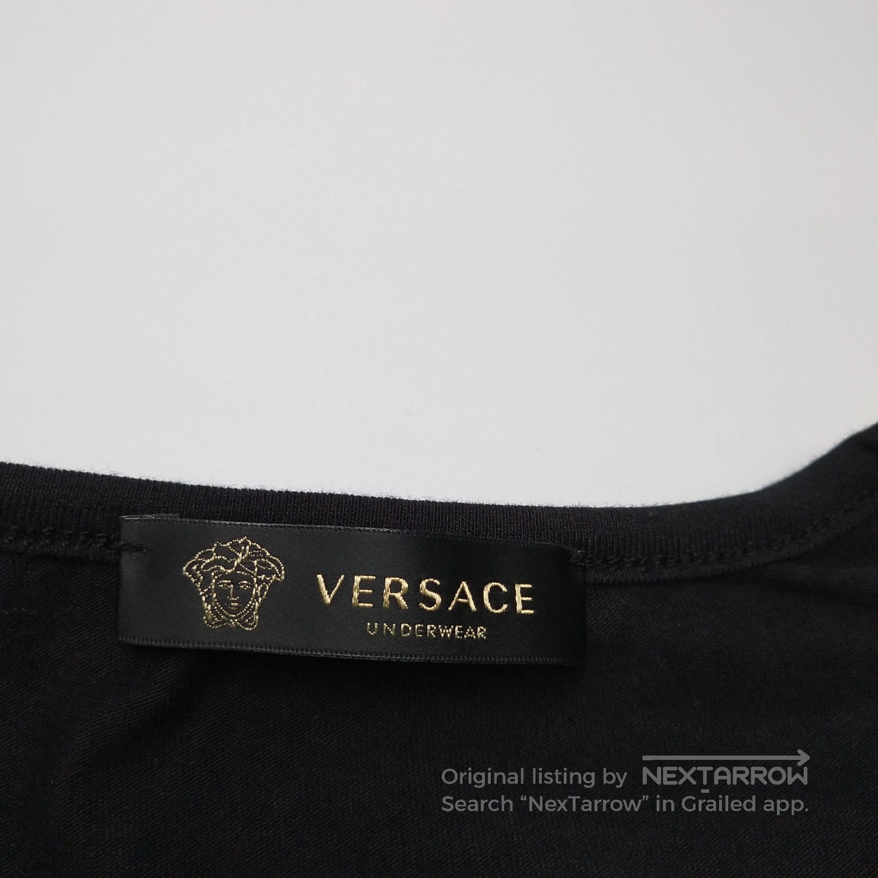 Versace Versace Kids 14Y Black Long-Sleeve Shirt. Size US S / EU 44-46 / 1 - 4 Thumbnail