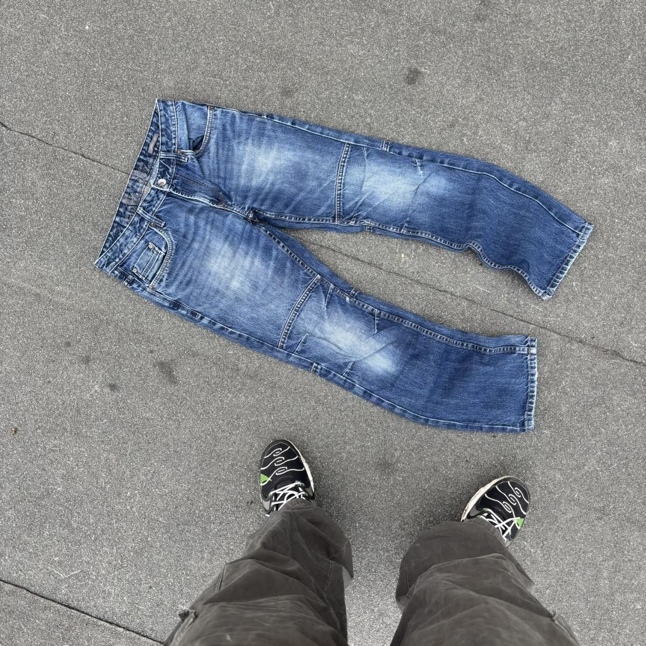 Japanese Brand × Vintage Straight leg jeans Size US 33 - 2 Thumbnail