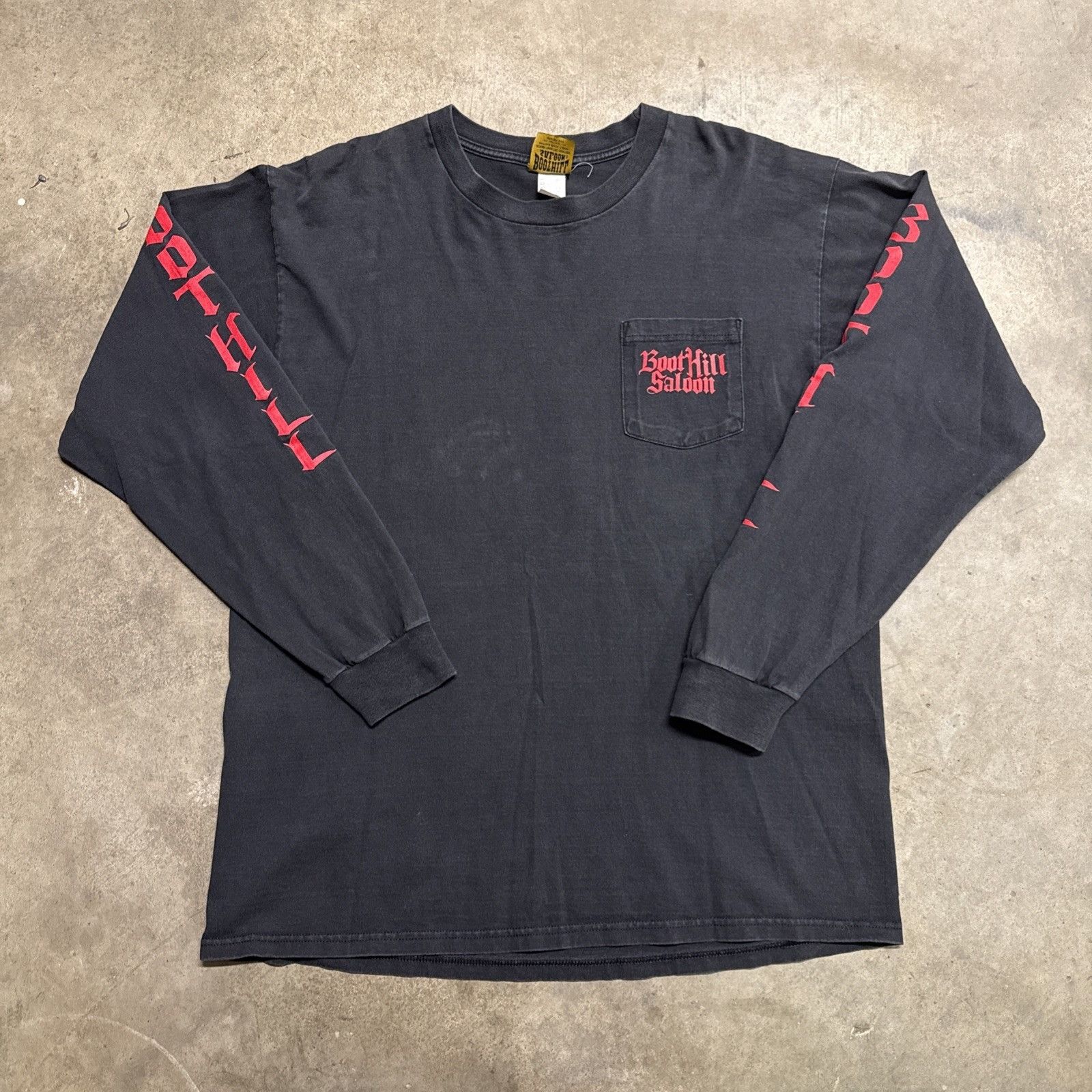 Harley Davidson Vintage Harley Davidson Shirt Mens XL 90s Flames Long Sleeve Size US XL / EU 56 / 4 - 4 Thumbnail