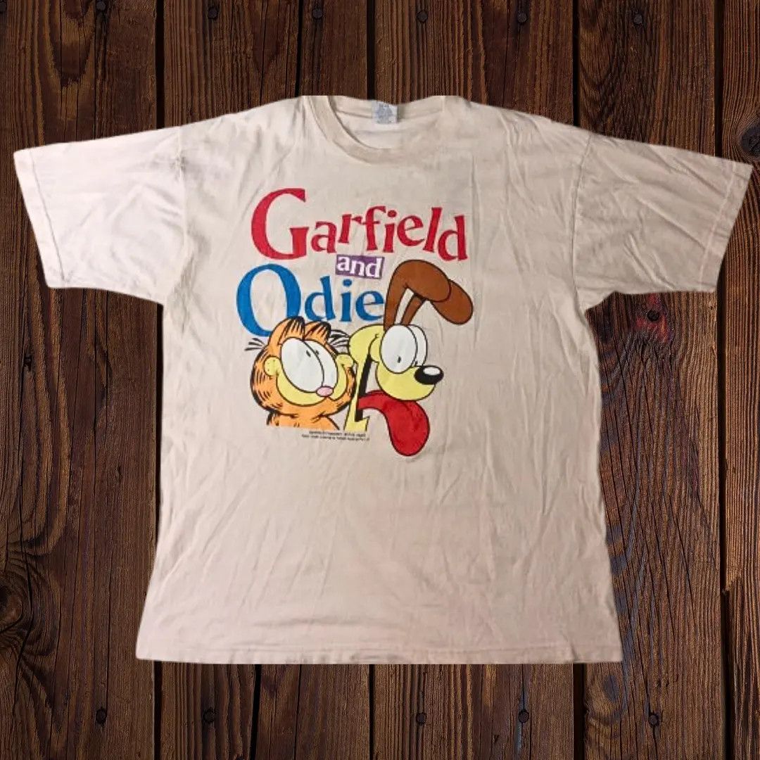 Vintage T-shirt Garfield Vintage (Copyright 1978) Size US L / EU 52-54 / 3 - 1 Thumbnail