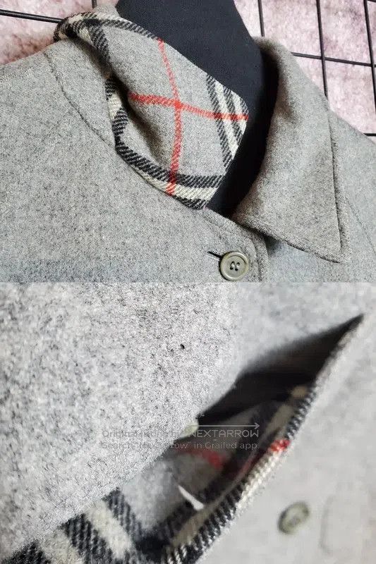 Burberry Burberry Women's Grey Wool Reversible Coat. Size S / US 4 / IT 40 - 7 Thumbnail