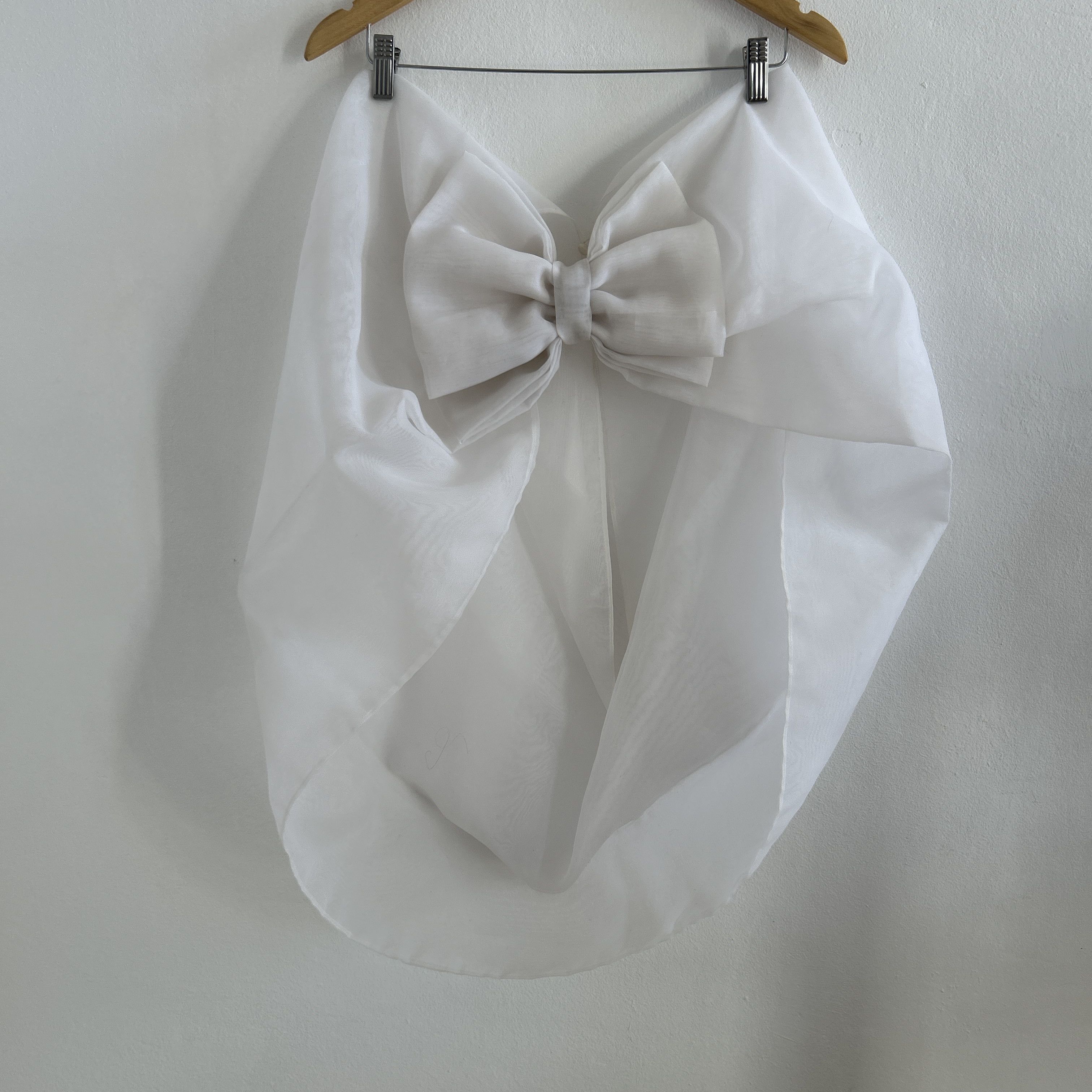 Vintage Vintage White Bow Top Size XS / US 0-2 / IT 36-38 - 10 Thumbnail