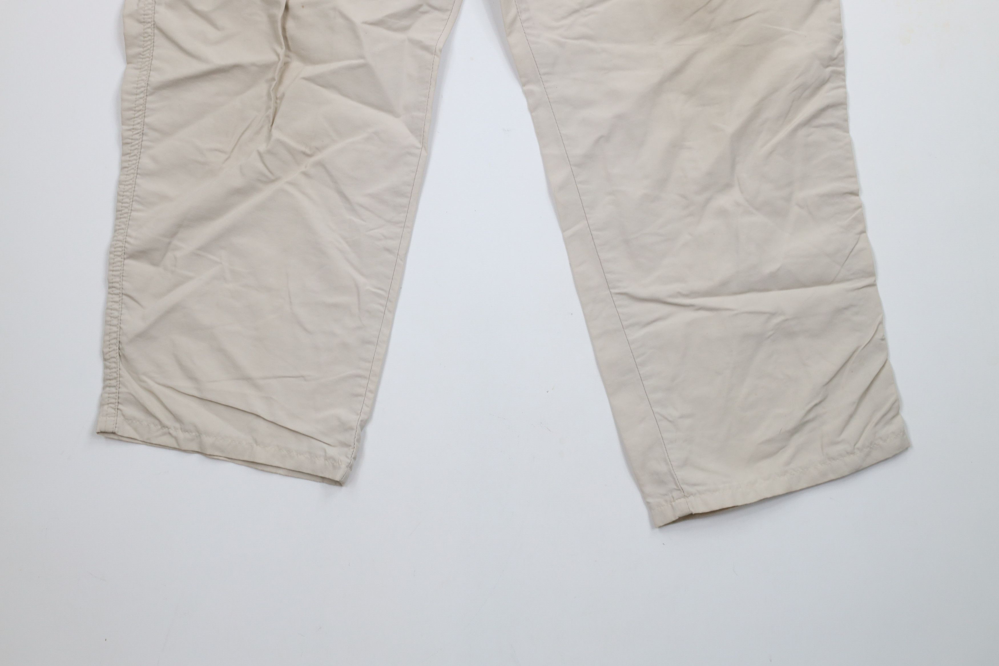 Lands' End × Vintage Vintage 90s Lands End Blank Wide Leg Windbreaker Pants USA Size 30" / US 8 / IT 44 - 4 Thumbnail