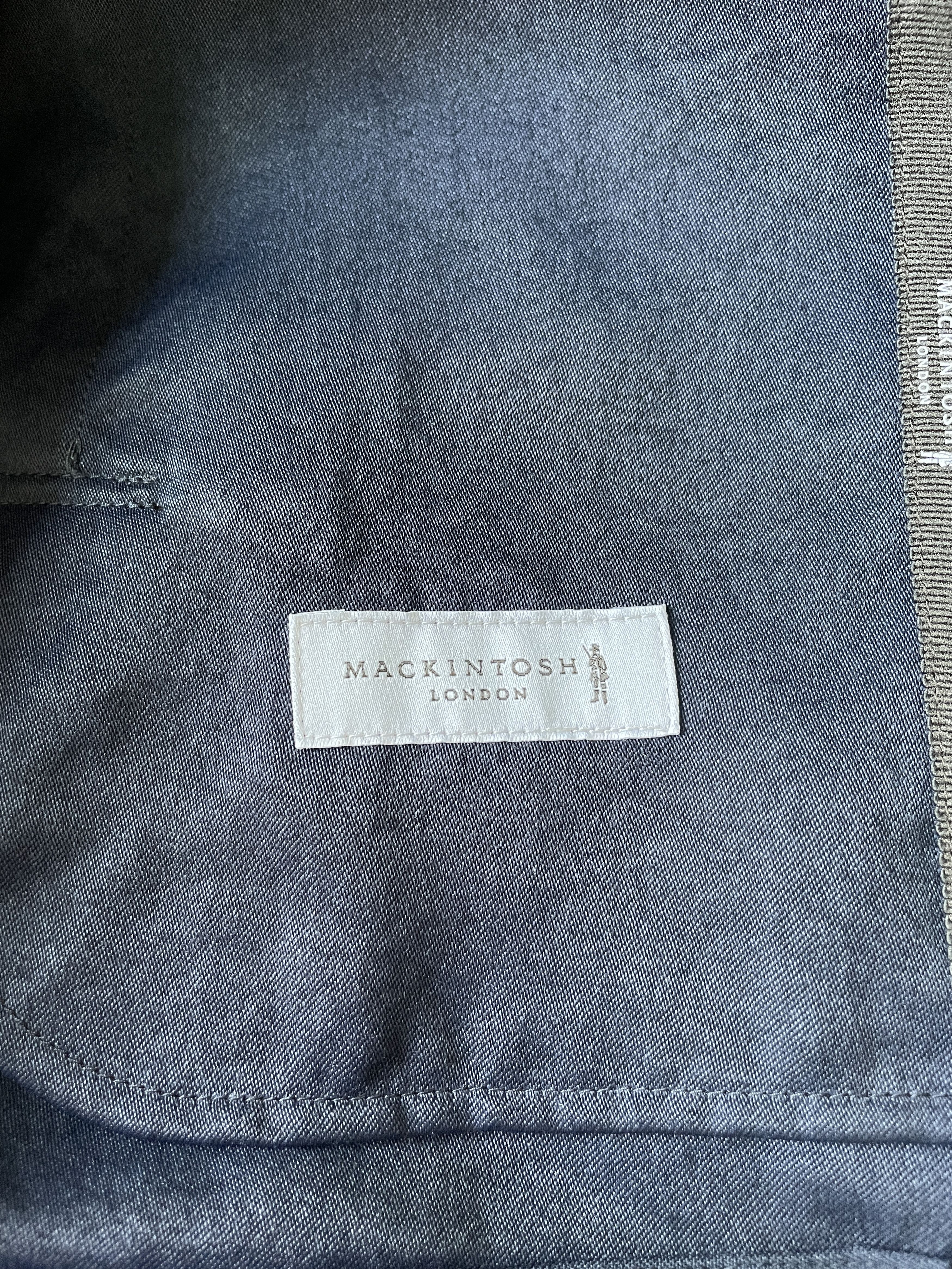 Mackintosh Mackintosh London Navy Hooded Jacket Zip Front Lightweight Size US M / EU 48-50 / 2 - 5 Thumbnail