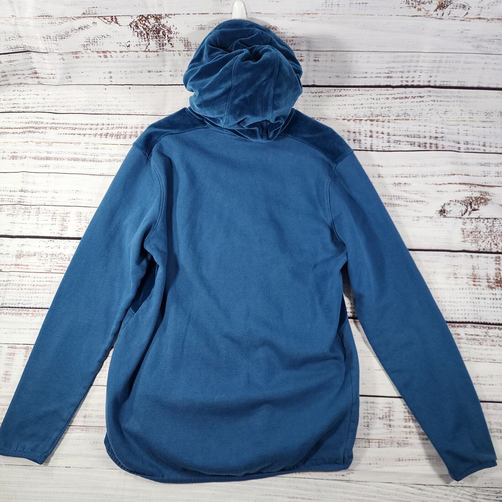 Under Armour UA Mens Journey Hoodie Velour LG Blue Fleece Pullover Rare Size US L / EU 52-54 / 3 - 2 Thumbnail