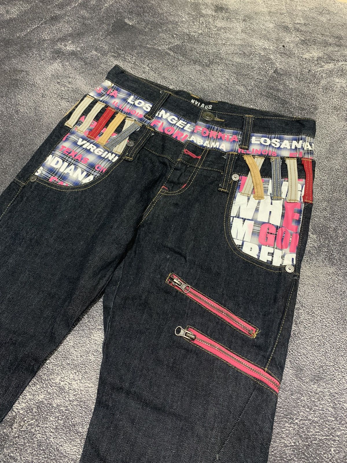 Japanese Brand Nylaus denim vintage double waist Size 30" / US 8 / IT 44 - 4 Thumbnail