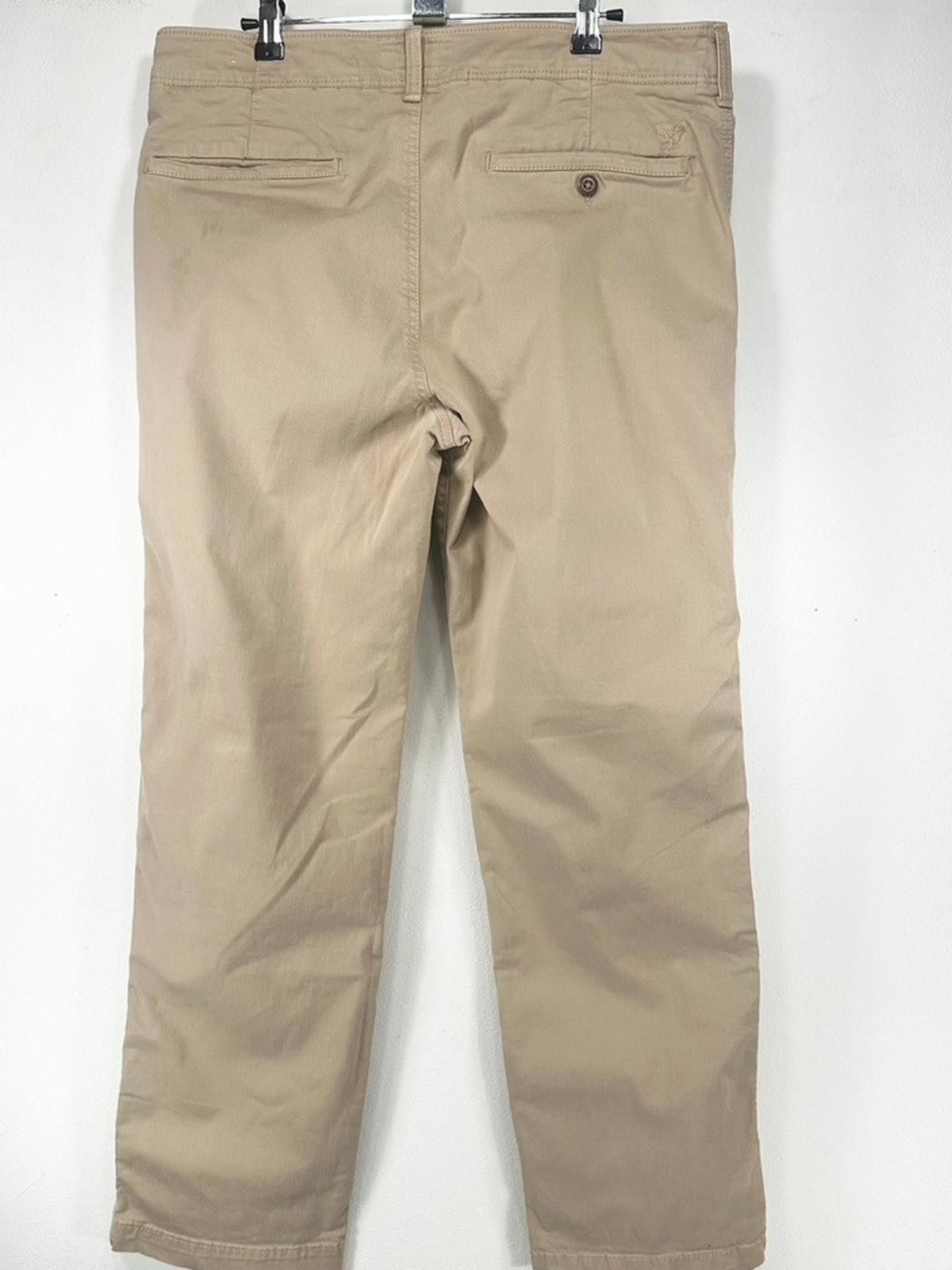 American Eagle Outfitters American Eagle Men 34/32 Extreme Flex Relaxed Straight Chino Size US 34 / EU 50 - 2 Thumbnail