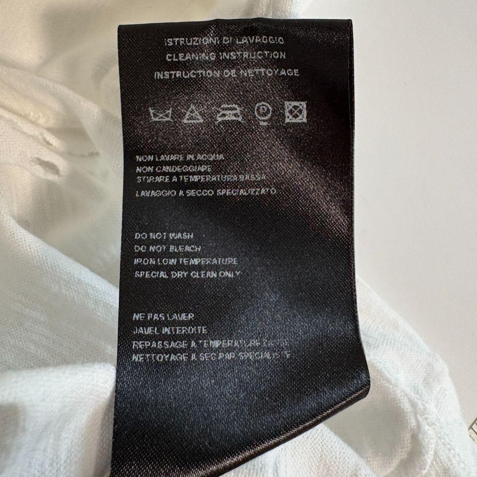 Other Oversized White LS T Shirt M Size US M / EU 48-50 / 2 - 7 Thumbnail