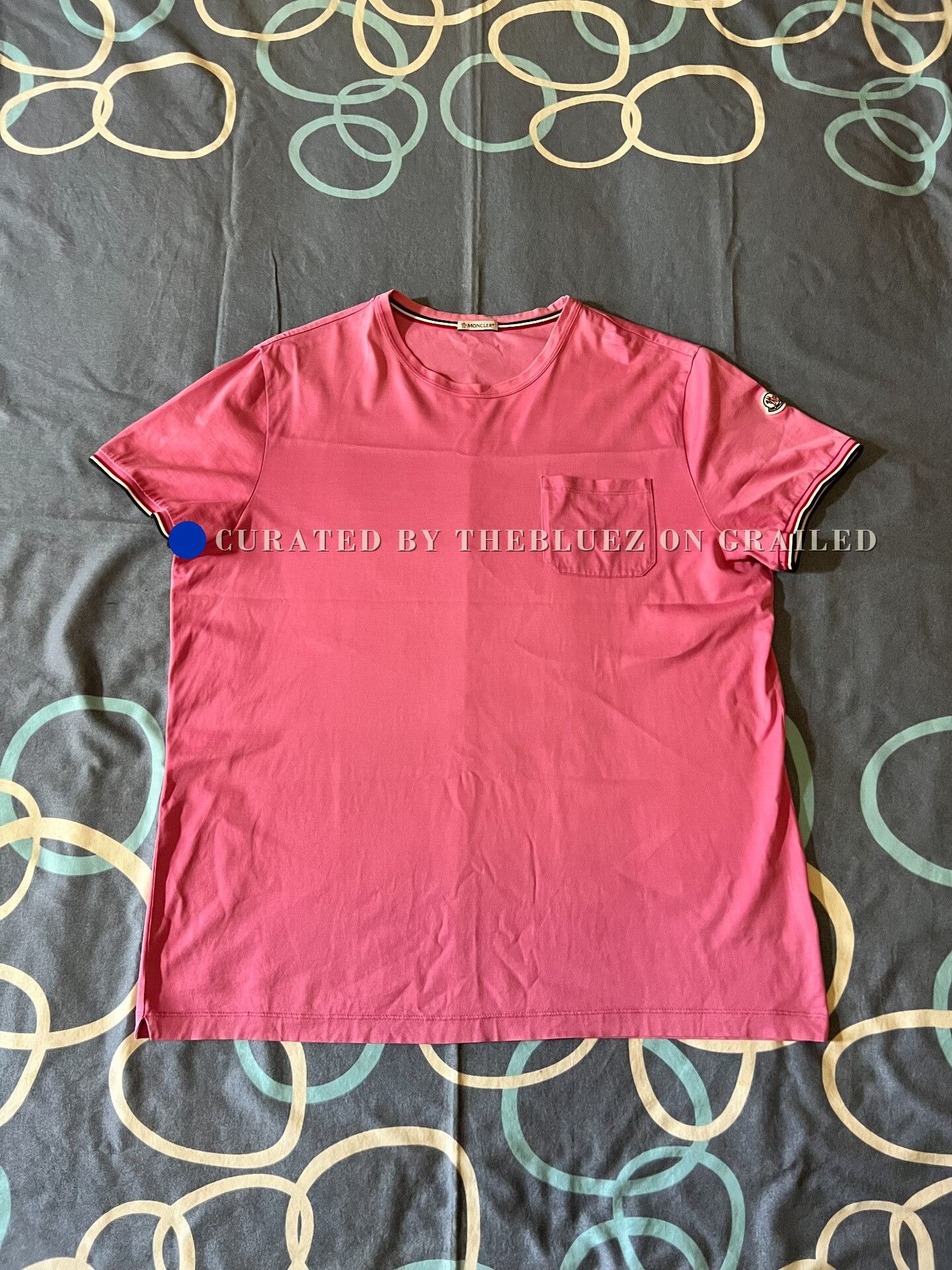 Moncler Moncler Striped Short-Sleeve T-Shirt Size XXL / US 16-18 / IT 52-54 - 1 Thumbnail
