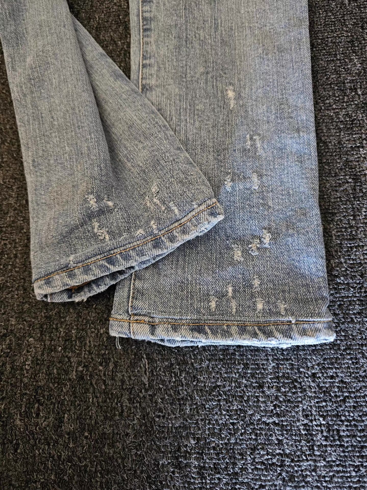 Balmain Balmain Men's Distressed Biker Jeans Size US 34 / EU 50 - 8 Thumbnail