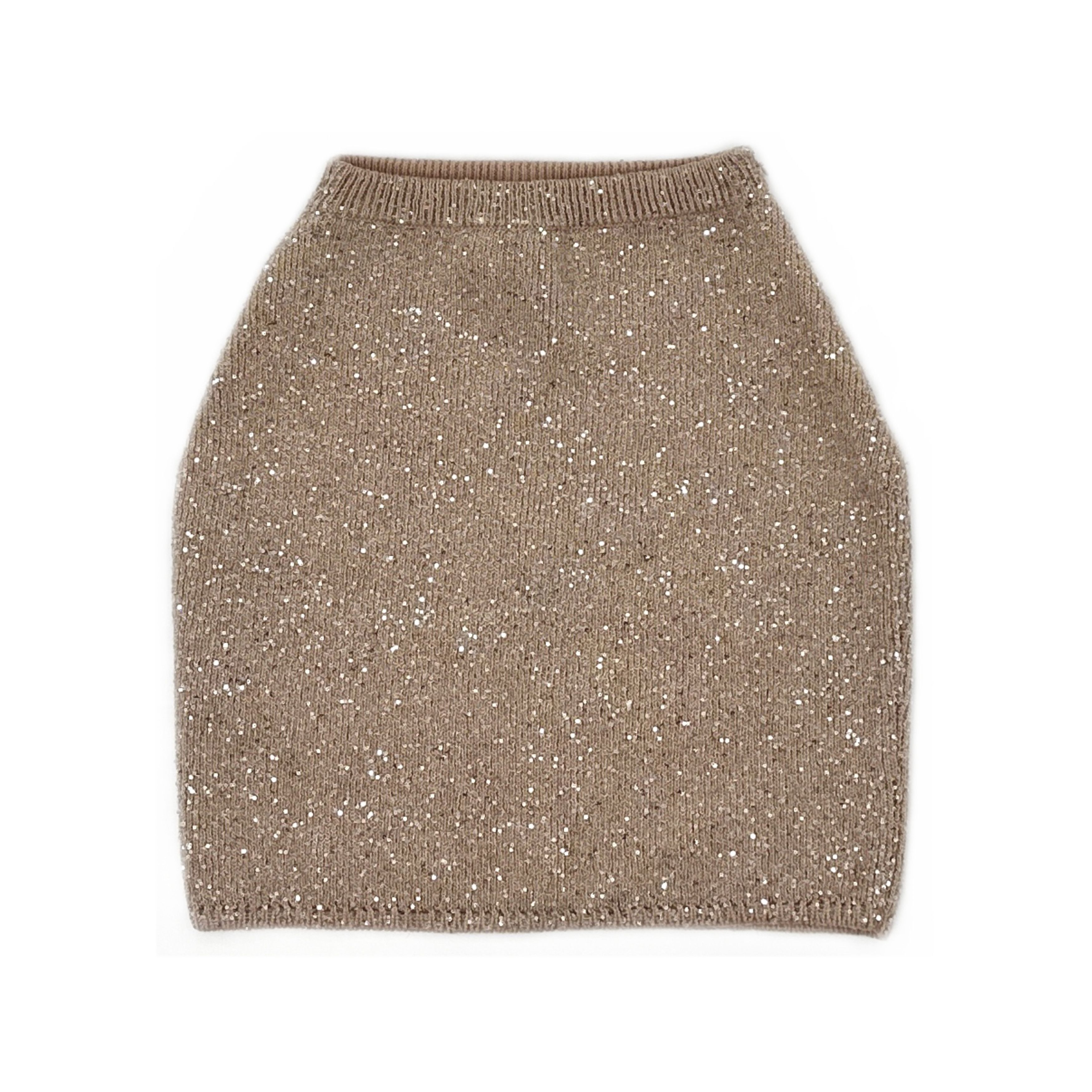 Miu Miu Miu Miu Sequin Knit Mini Skirt Size 36 Size 25" / US 0 / IT 36 - 1 Thumbnail