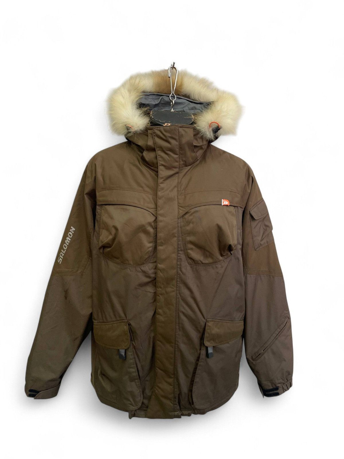 Salomon Salomon brown ski parka technical winter jacket Y2K style Size US L / EU 52-54 / 3 - 1 Thumbnail