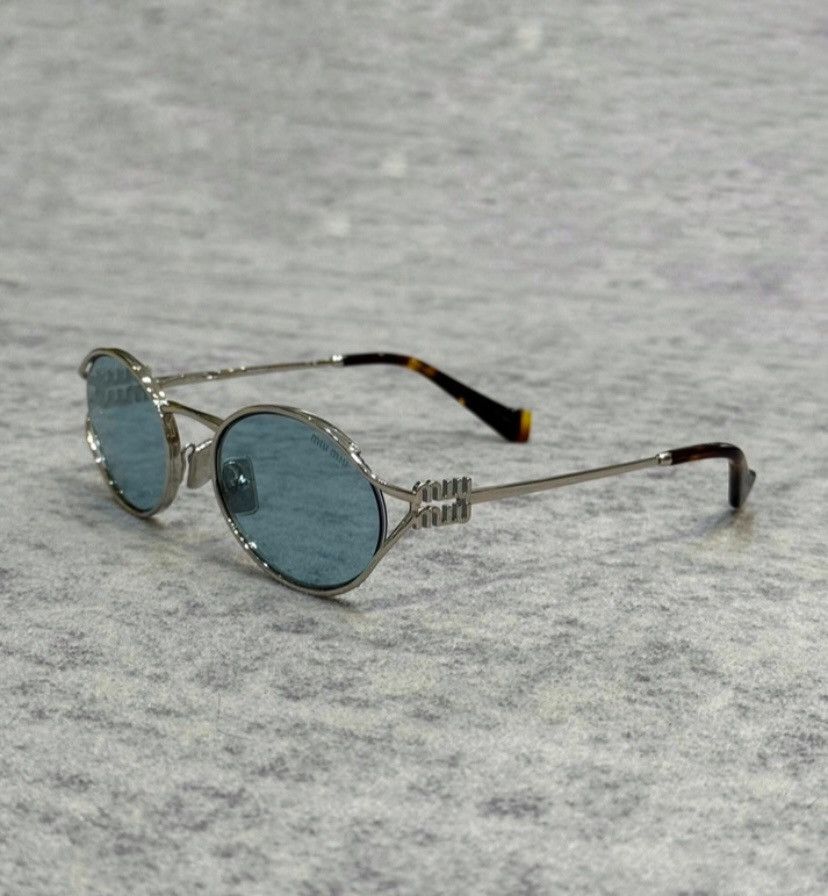 Miu Miu MIU MIU MU 52YS 1BC20R Sunglasses SILVER Size ONE SIZE - 1 Thumbnail