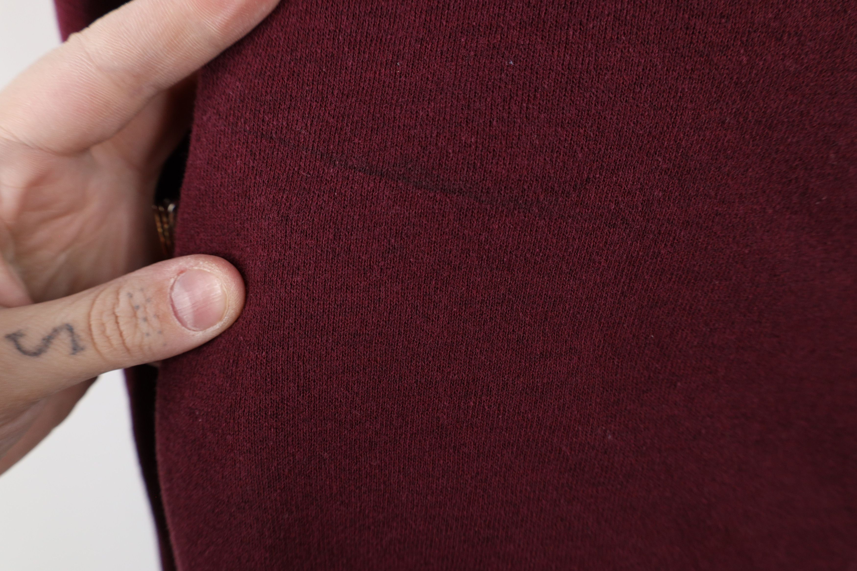 Russell Athletic × Vintage Vintage 90s Russell Athletic Blank Crewneck Sweatshirt Red Size US XL / EU 56 / 4 - 5 Thumbnail