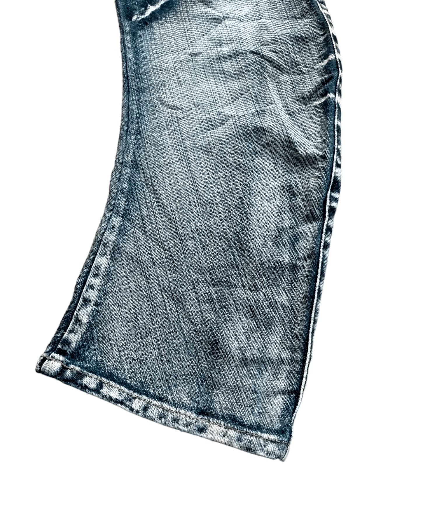 PPFM PPFM Curve Leg Stretch Acid Wash Jeans Size US 33 - 10 Thumbnail