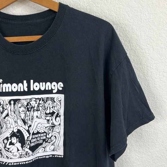 Vintage VTG Deadstock The Clermont Lounge T Shirt Size US XL / EU 56 / 4 - 3 Thumbnail