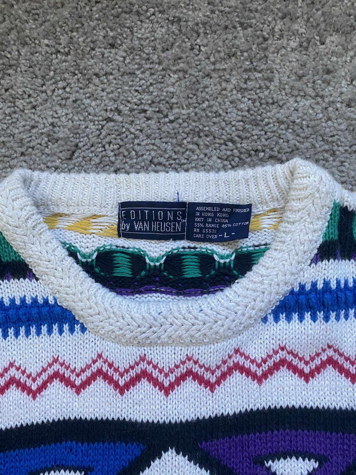 Coogi × Vintage Vintage Coogi Style Sweater Size US L / EU 52-54 / 3 - 7 Thumbnail