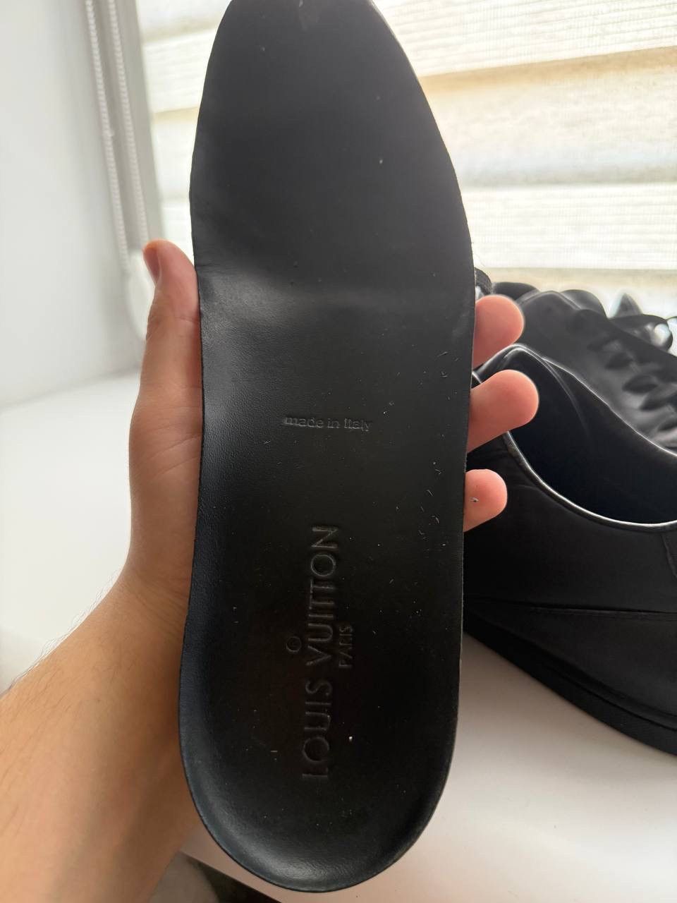 Louis Vuitton Louis Vuitton trainers sneaker leather neylon size 8 Size US 8 / EU 41 - 19 Thumbnail