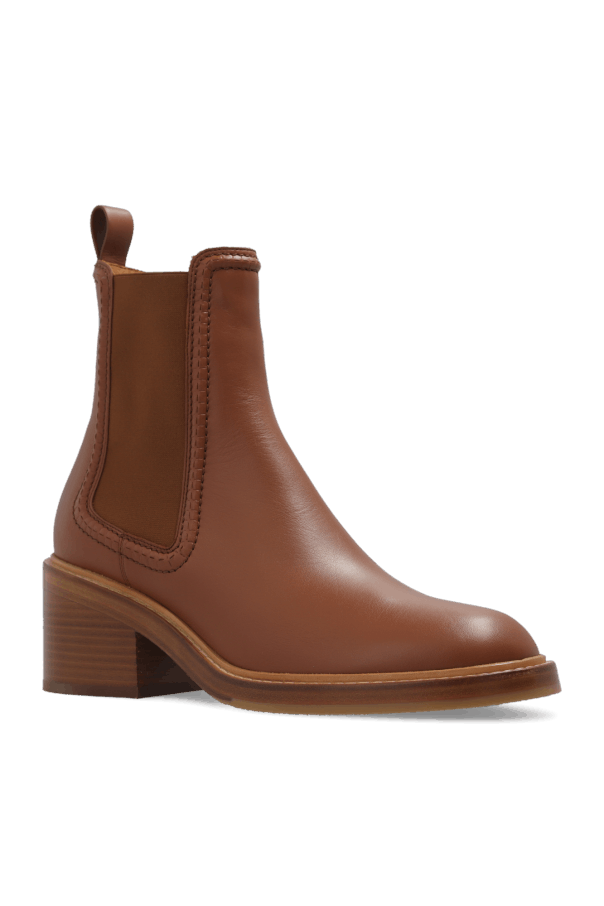 Chloe o1loc1c0325 CHC23 Mallo Ankle Boots in Caramello Size US 11 / IT 41 - 3 Thumbnail