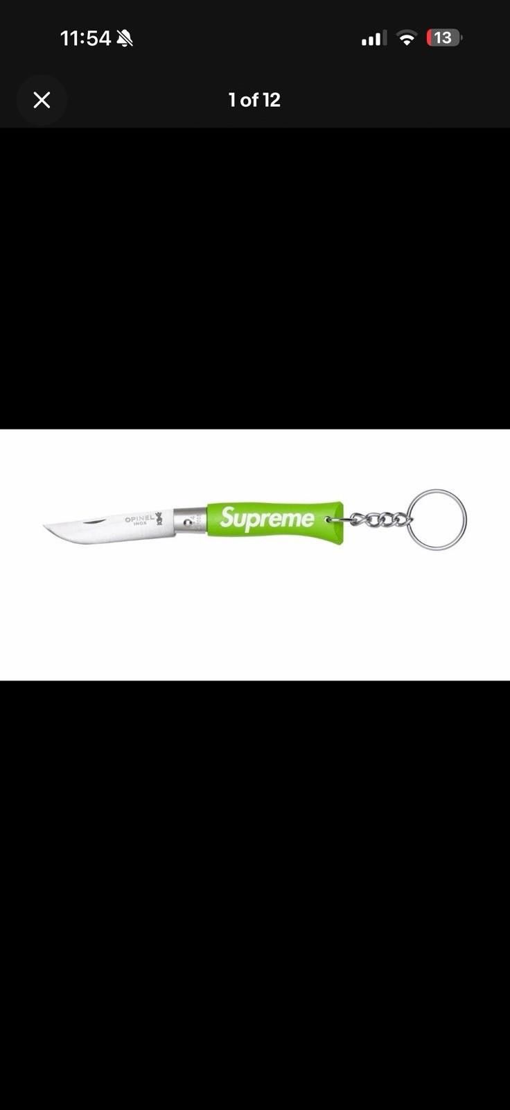 Other Supreme Opinel No. 4 Knife Keychain Lime Green FW25 Size ONE SIZE - 1 Thumbnail