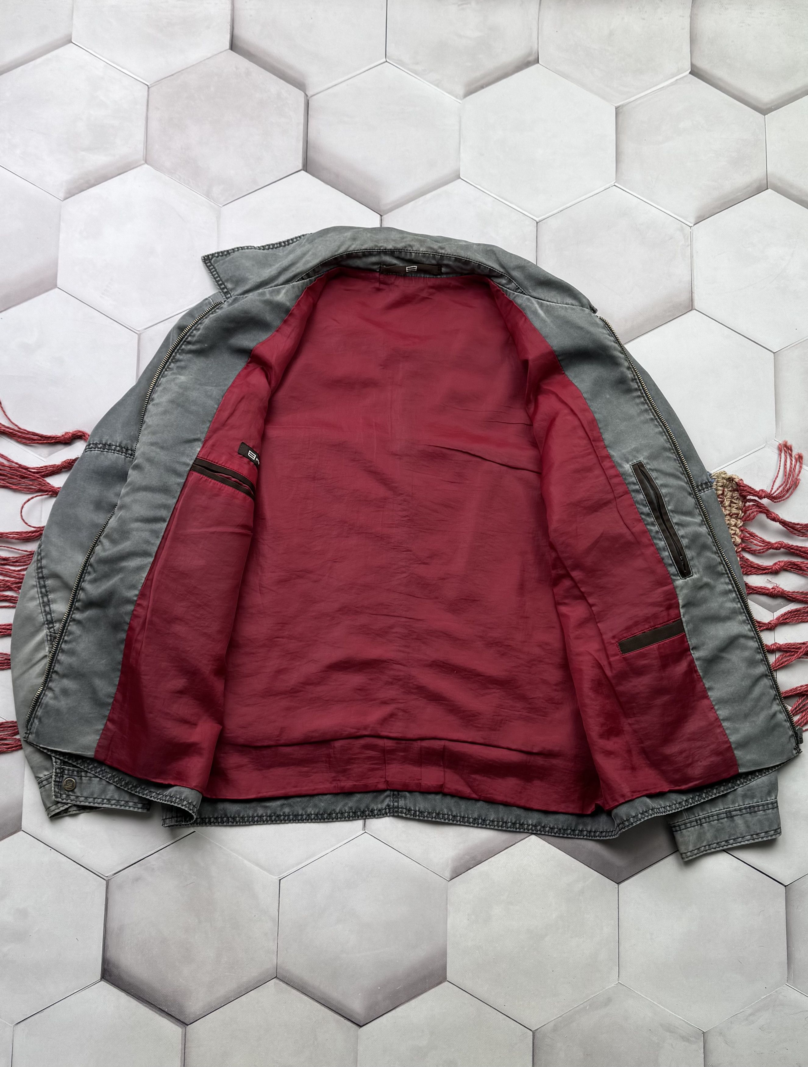 Japanese Brand Vintage Faded Garment Dyed Jacket Red Lining Size US XL / EU 56 / 4 - 8 Thumbnail