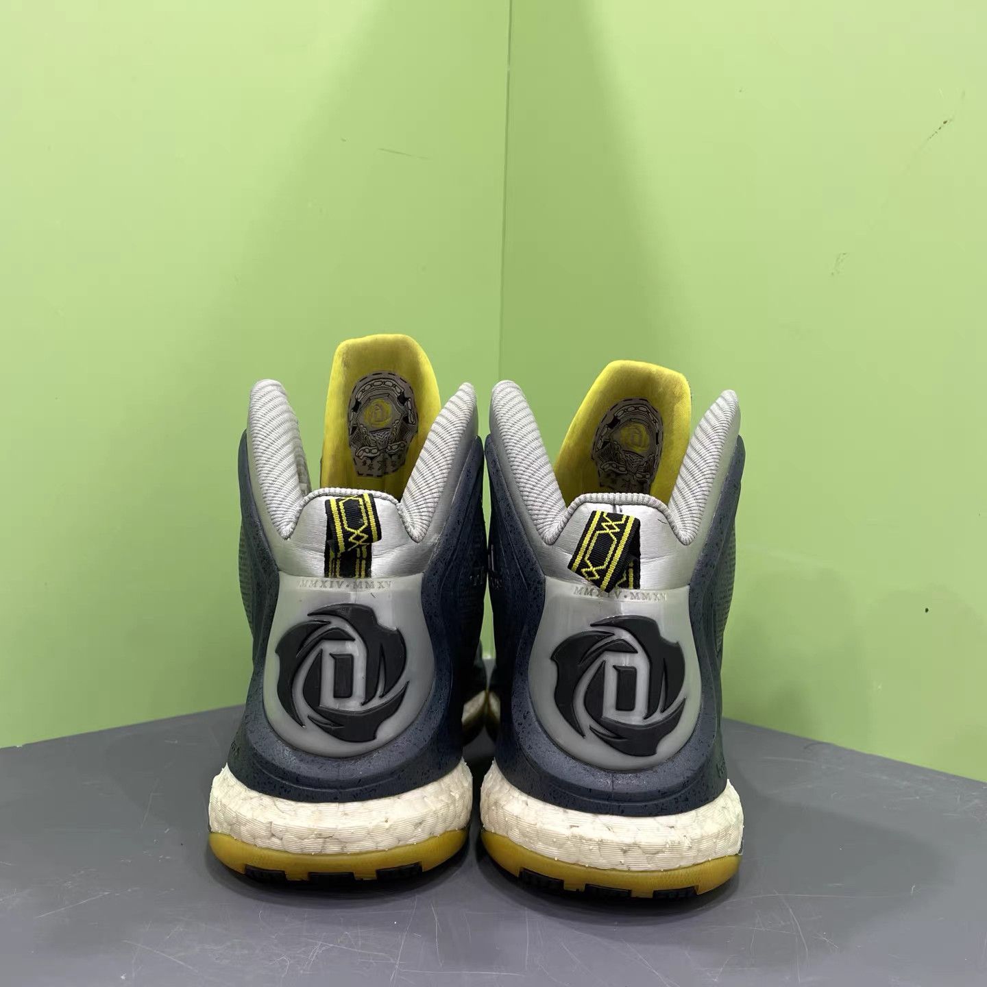 Nike adidas D Rose 5 Black/Silver Basketball Shoes K15 Size US 9.5 / EU 42-43 - 6 Thumbnail