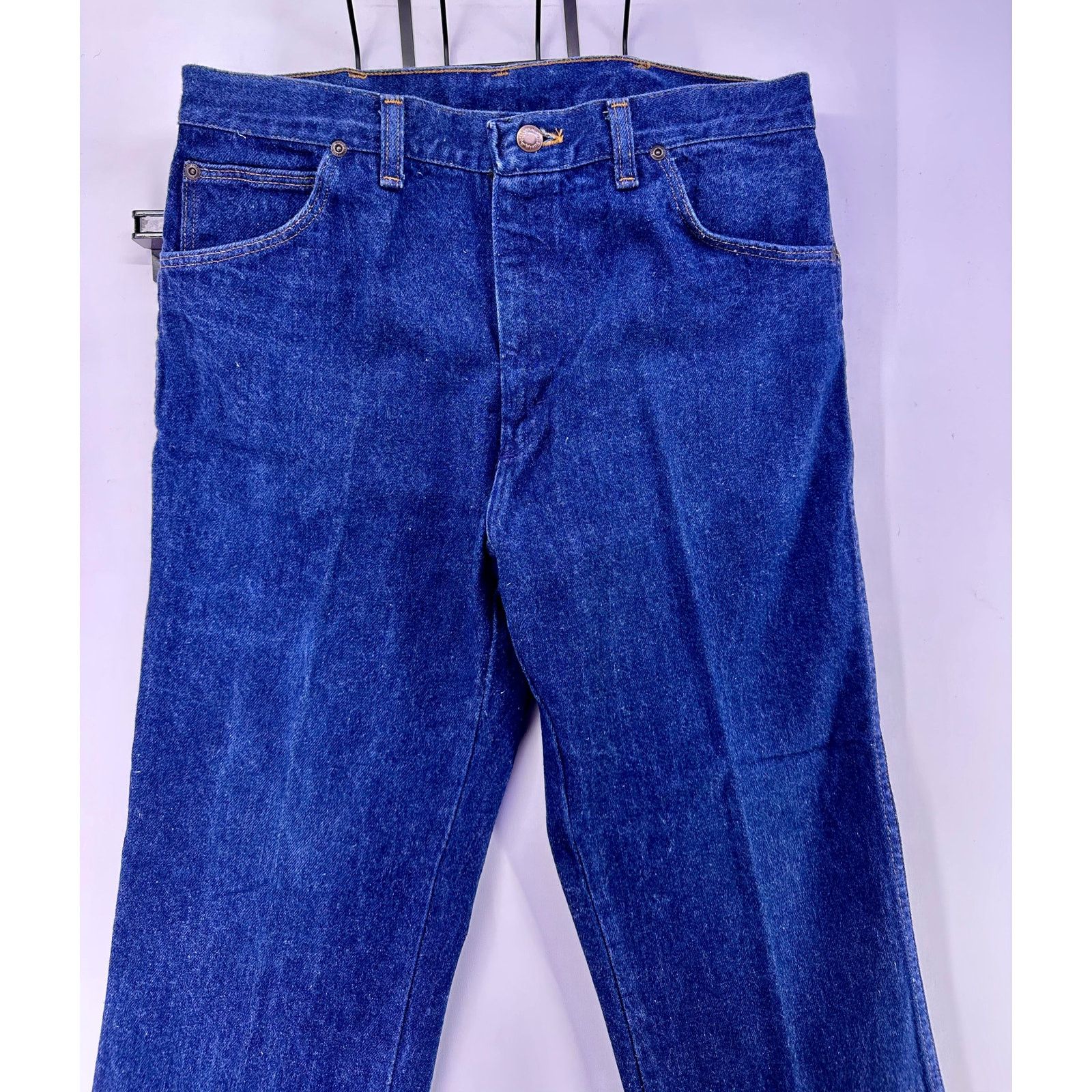 Wrangler Vintage Wrangler Jeans Sz 34 X 32 Rigid Denim Style 85223pw Size US 34 / EU 50 - 4 Thumbnail