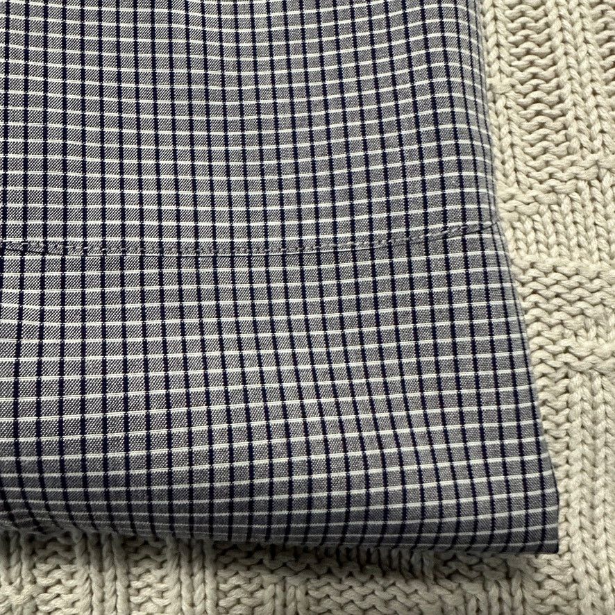 Paul Fredrick Paul Fredrick blue gray plaid button down size 16.5 Size US L / EU 52-54 / 3 - 4 Thumbnail