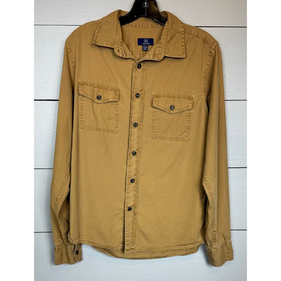 George George Long Sleeve Button Up Shirt Men's Size Small Size US S / EU 44-46 / 1 - 1 Thumbnail