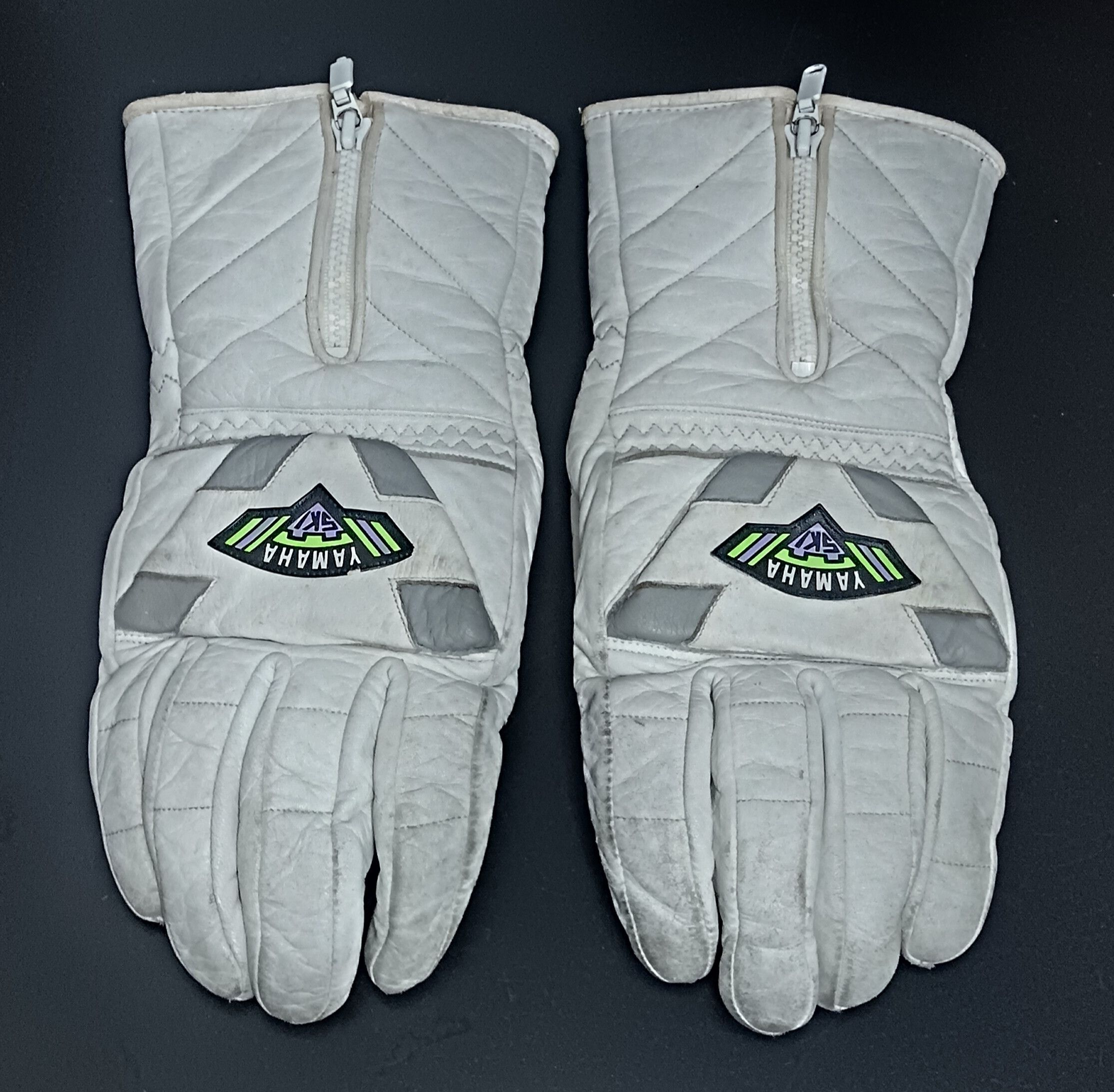 Japanese Brand YAMAHA SKI LEATHER GLOVES Size ONE SIZE - 1 Thumbnail