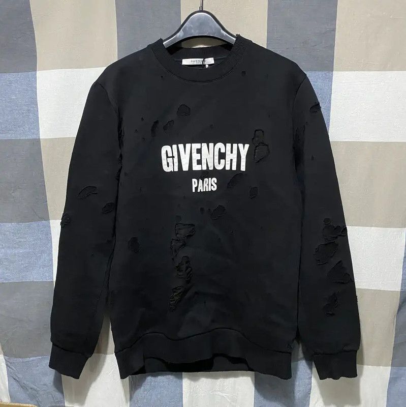 Givenchy Givenchy Black Cotton Men's Sweatshirt Size S 0089 Size US S / EU 44-46 / 1 - 1 Thumbnail