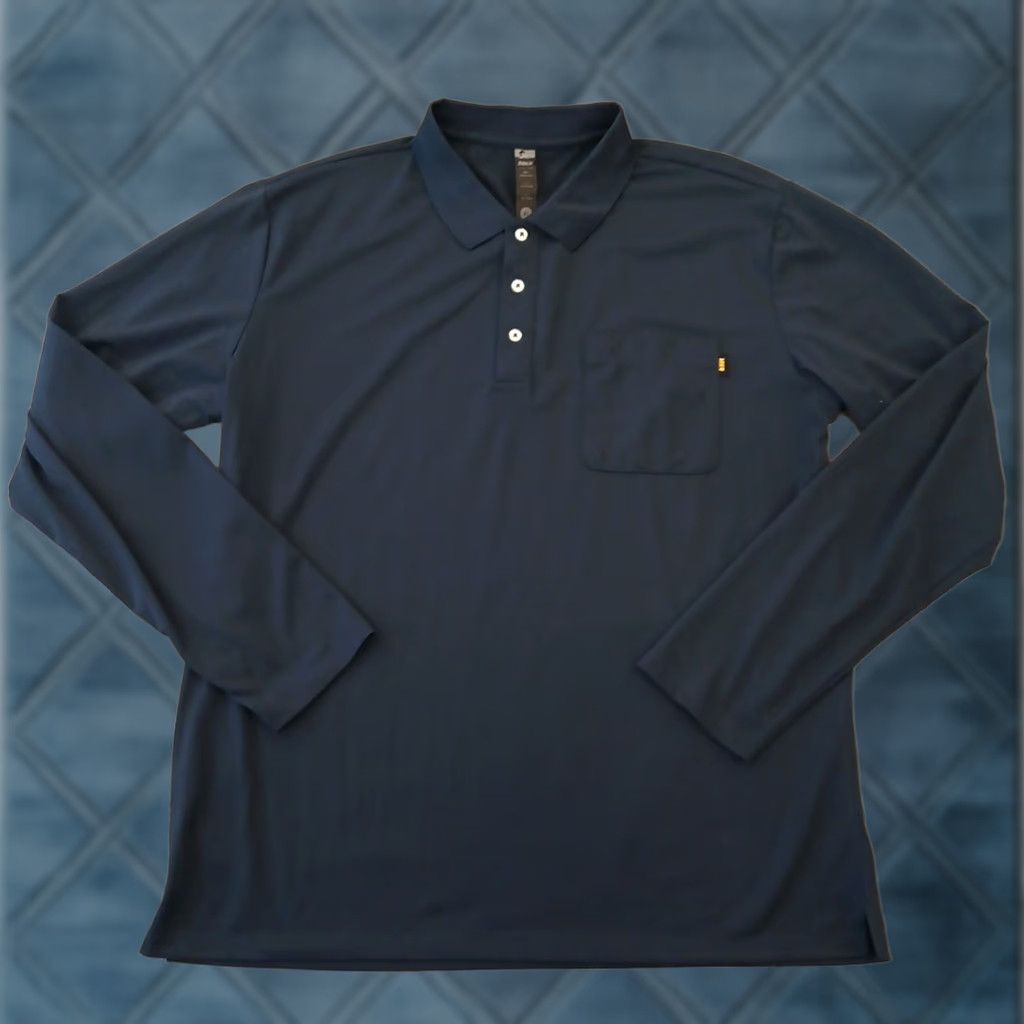 Vintage Mier Polo Shirt Mens XL Blue Long Sleeve Polo Shirt Mens XL Blue Long Sleeve Size US XL / EU 56 / 4 - 1 Thumbnail