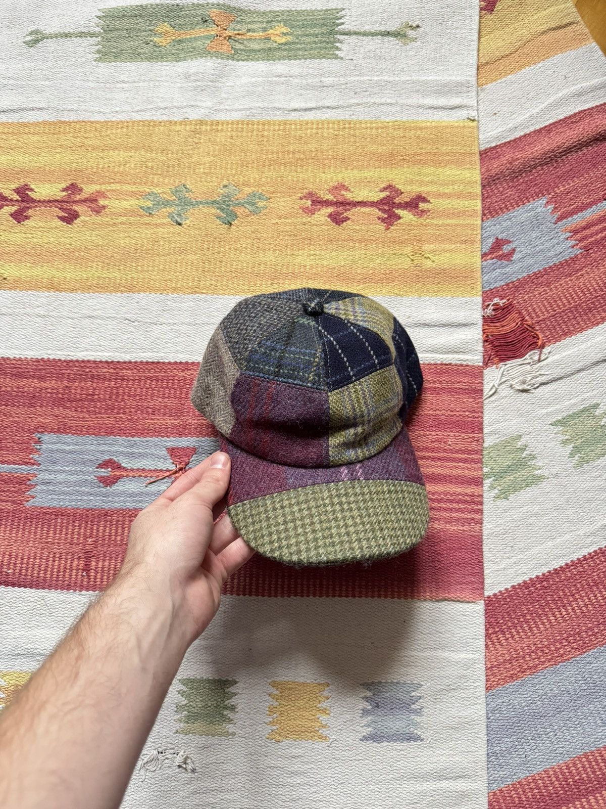 Woolrich Woolen Mills Vintage 90-00’s John Hanly Irish Wool Patchwork Hat Size ONE SIZE - 2 Thumbnail